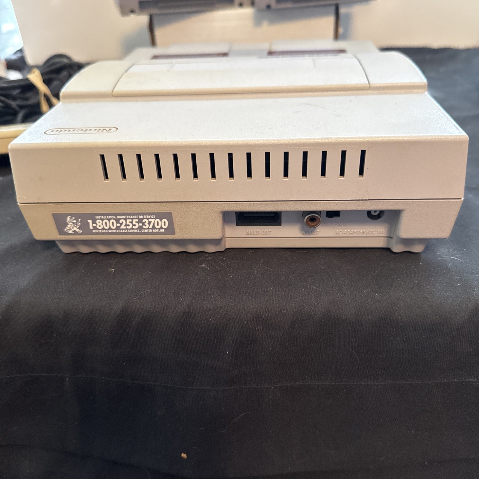Super Nintendo With 2 Controllers And 6 Games