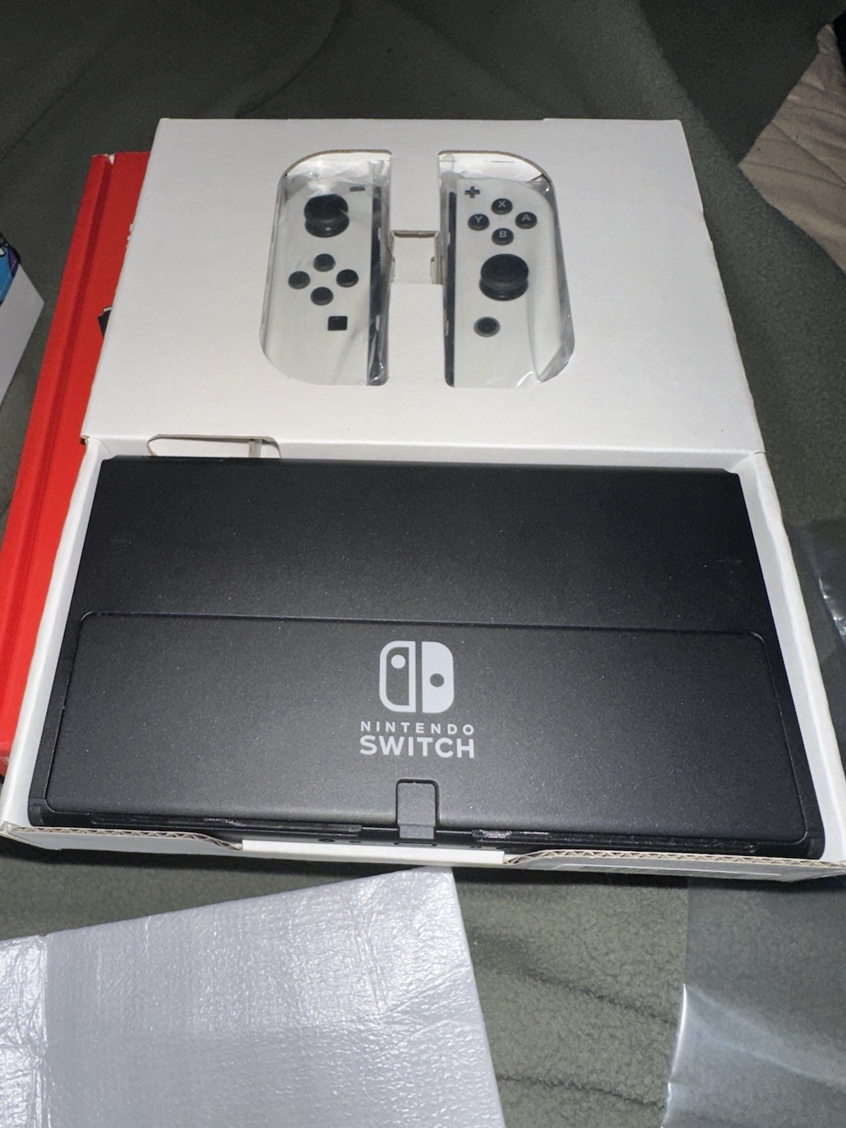 Nintendo Switch OLED Console Gaming System HEG-001 Black/White Bundle