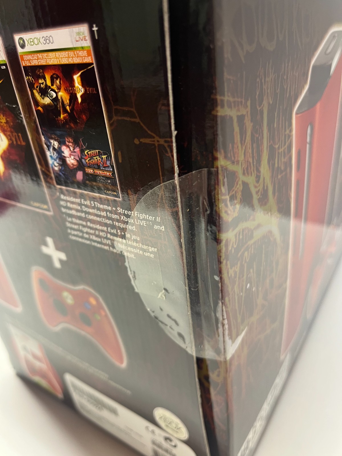 MICROSOFT XBOX 360 ELITE RESIDENT EVIL 5 EDITION 120GB RED CONSOLE NEW SEALED