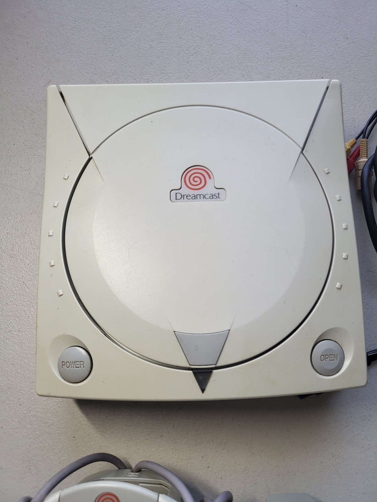 SEGA Dreamcast White Console Bundle OEM VMU Memory Card 2 Controllers AV Cable