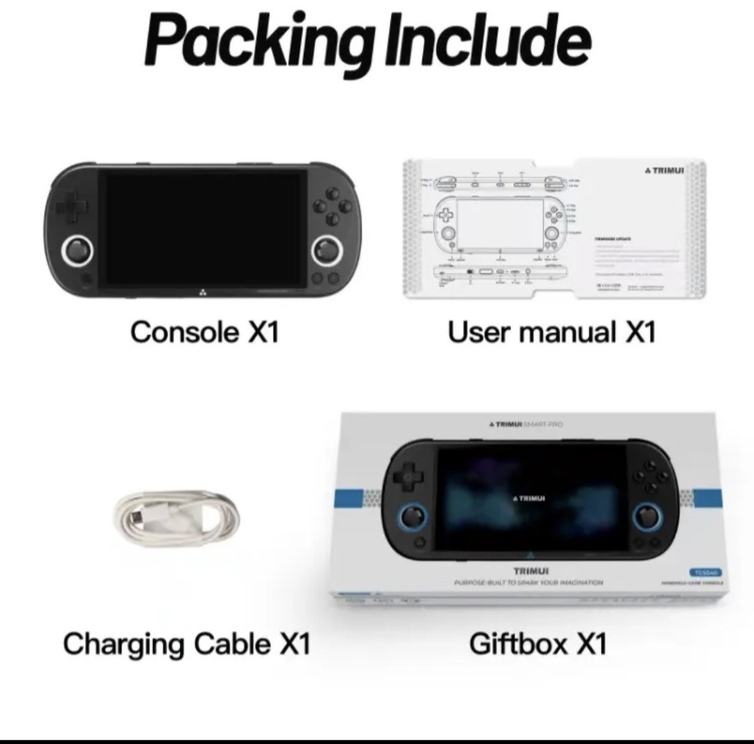 Trimui Smart Pro Handheld Game Console IPS Screen 1280×720 HD USB