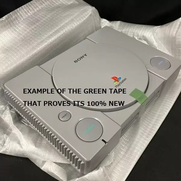 NEW Playstation 1 SCPH-9000 Console PS1 Sony *GREAT BOX FOR COLLECTION*