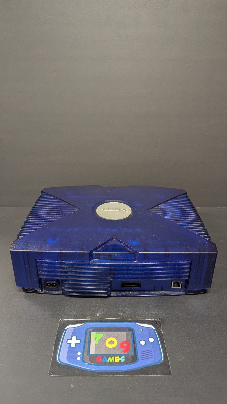 Original Microsoft Xbox Console Ice Blue Halo 2 Canadian Edition USA Region RARE