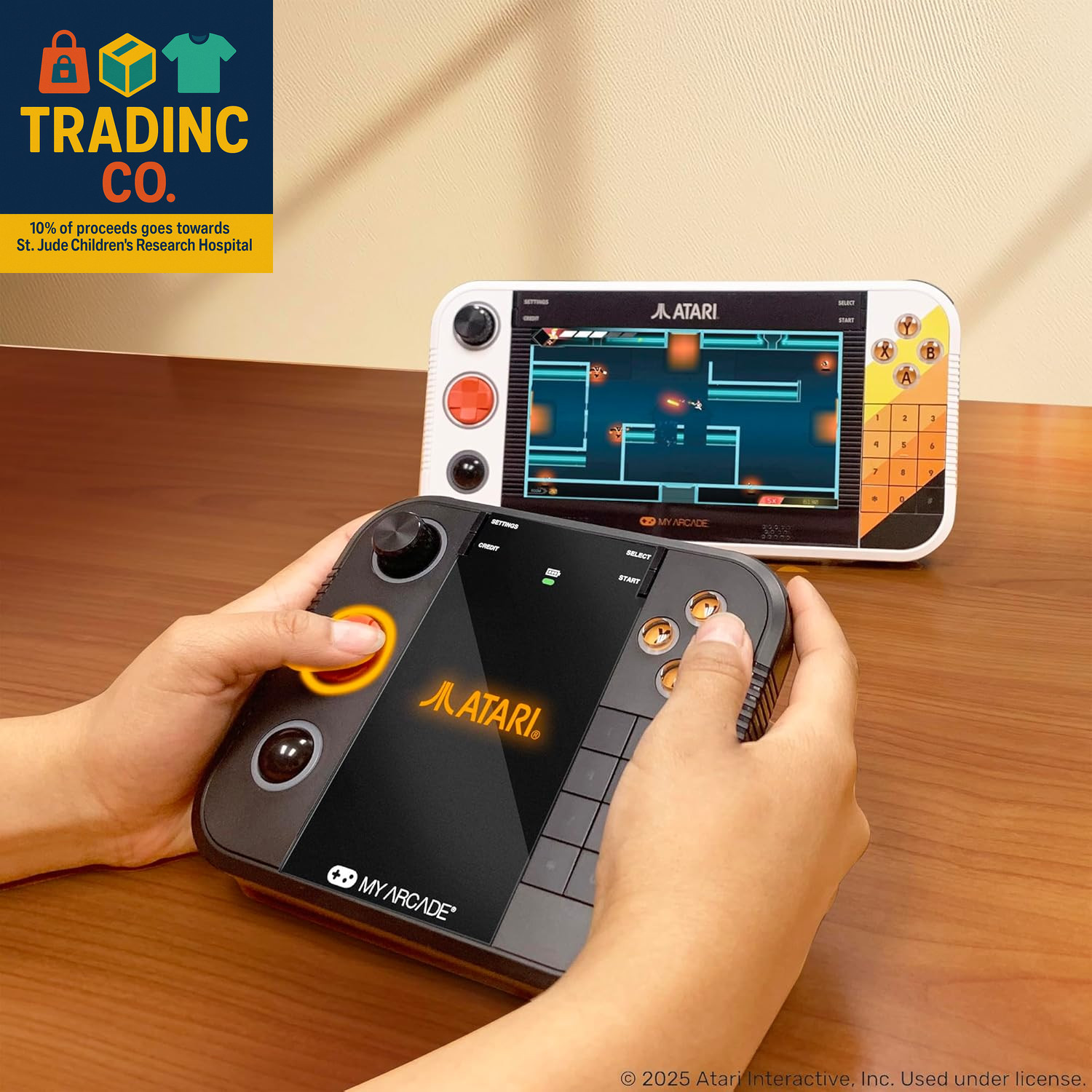 Atari Gamestation Go: Rechargeable Battery, over 200+ Preloaded Retro Video Game