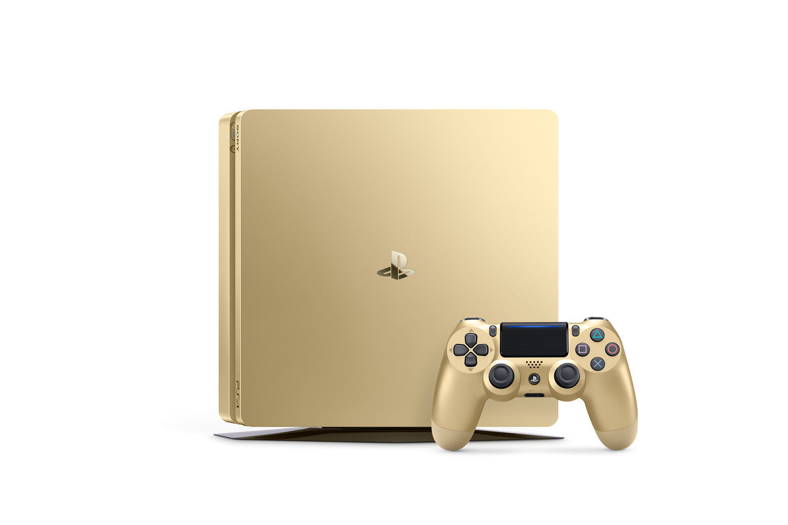 Sony 3002191 PlayStation 4 Slim Limited Edition 1TB Gaming Console – Gold