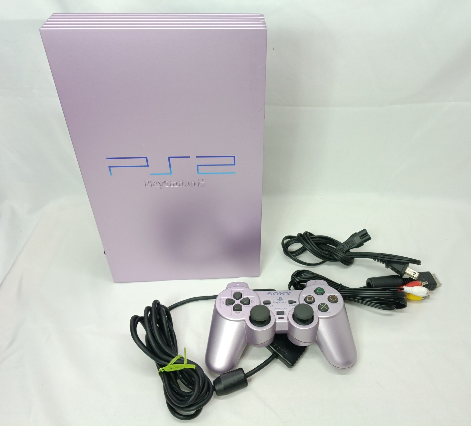 PS2 Sakura Pink Console Controller set Playstation2 NTSC-J Tested