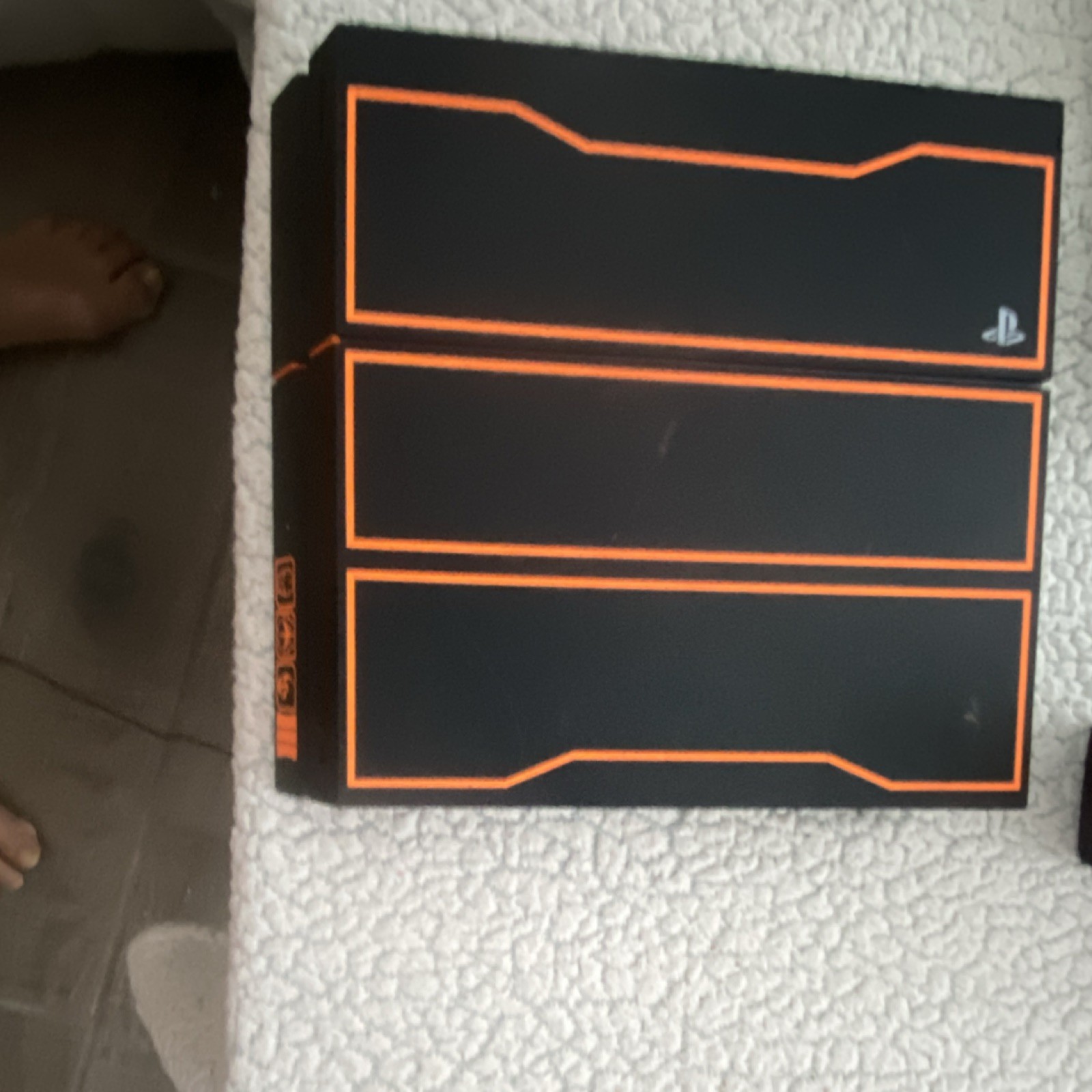 Sony PlayStation 4 Limited Edition Home Console Black Orange