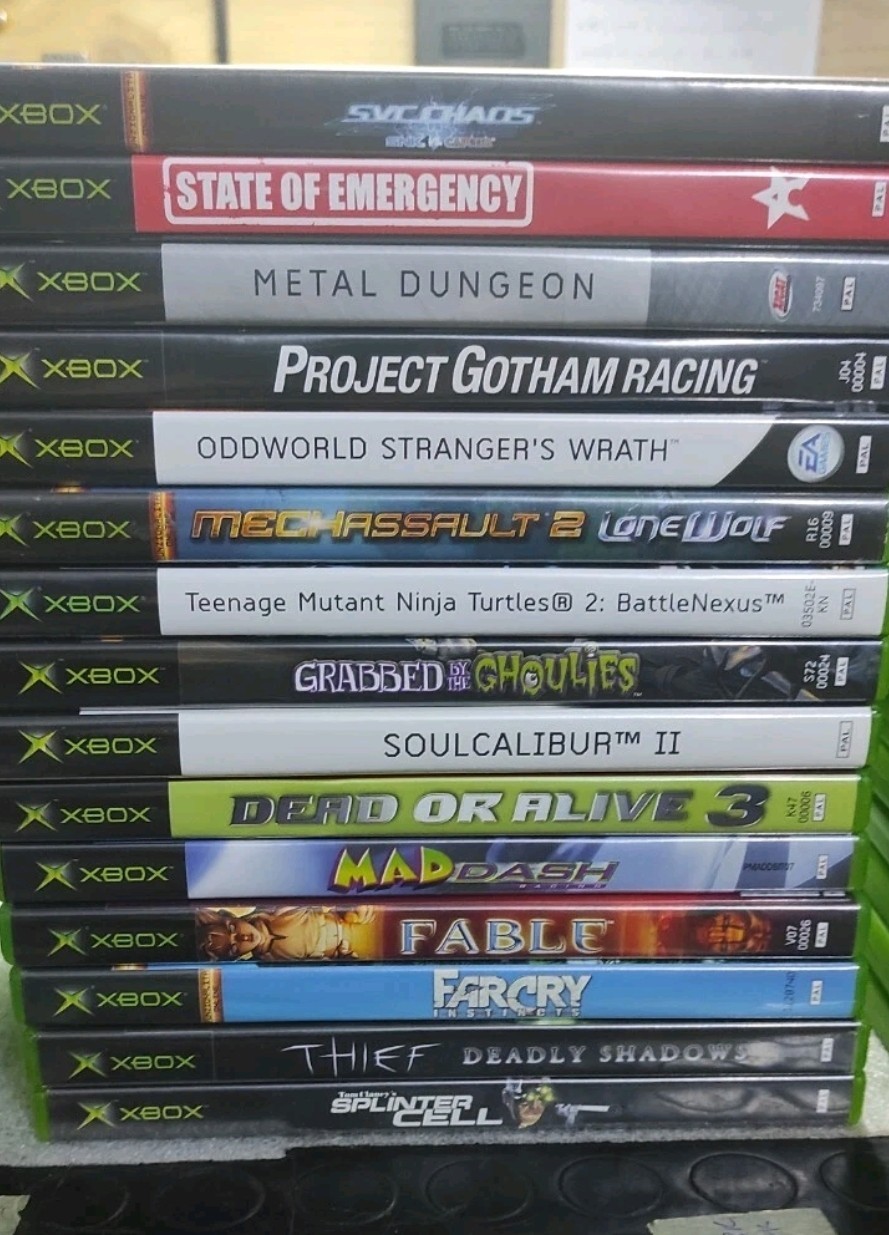 Xbox Microsoft Red Console Pack + 31 Games + Accessories Joystick