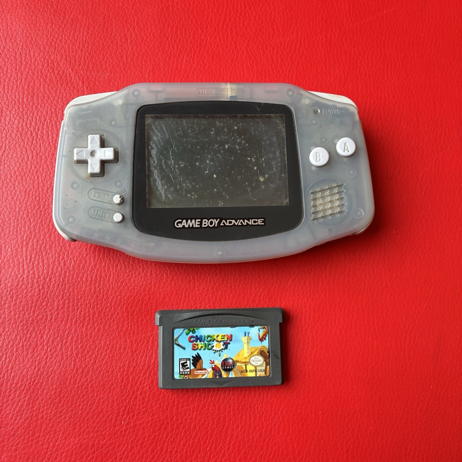 Nintendo Gameboy Advance with VERY RARE “Game Tech” Adapter installed! READ DESC