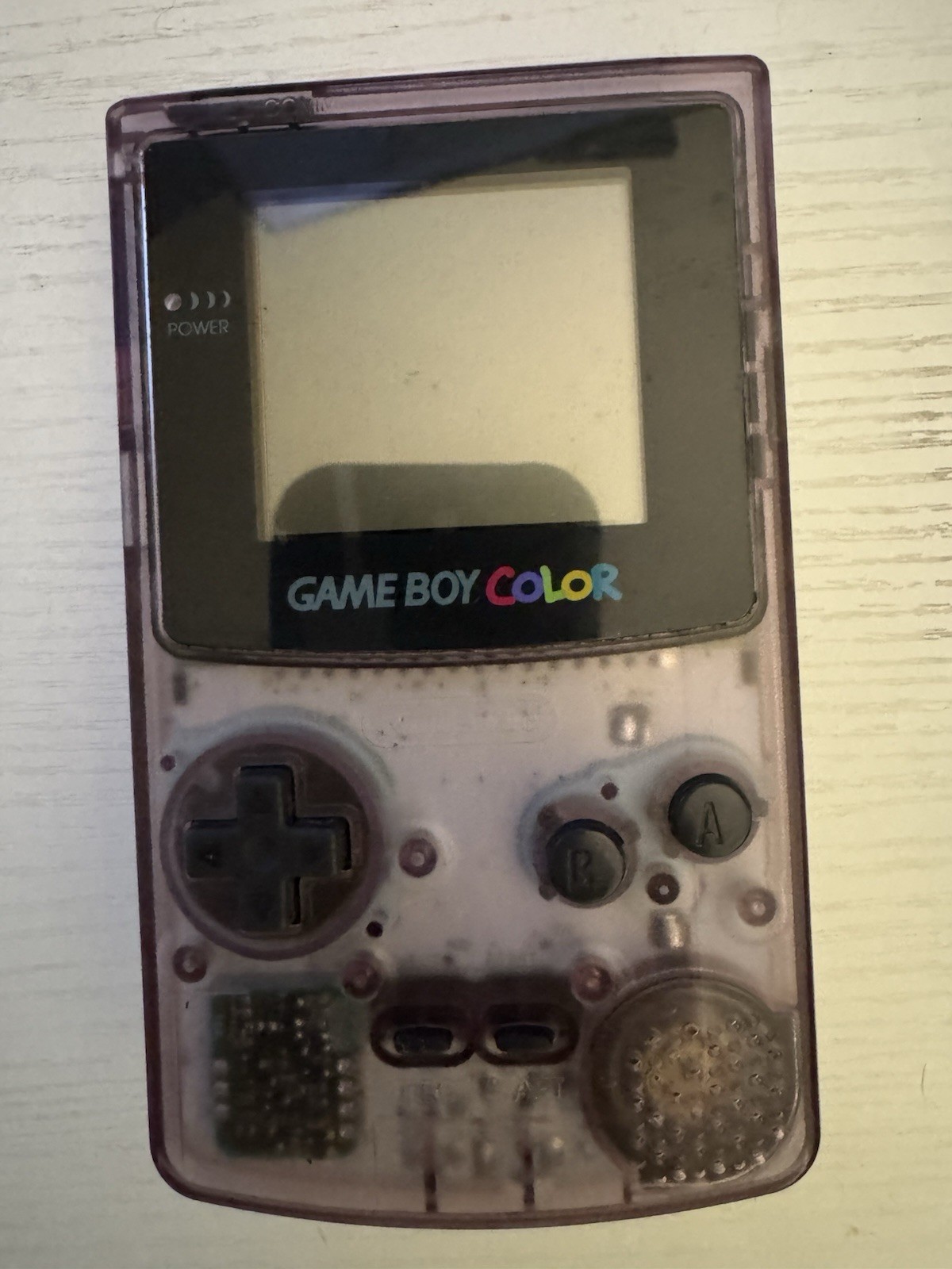 Nintendo Game Boy Color Atomic Purple Handheld Console CGB-001 Tested Working