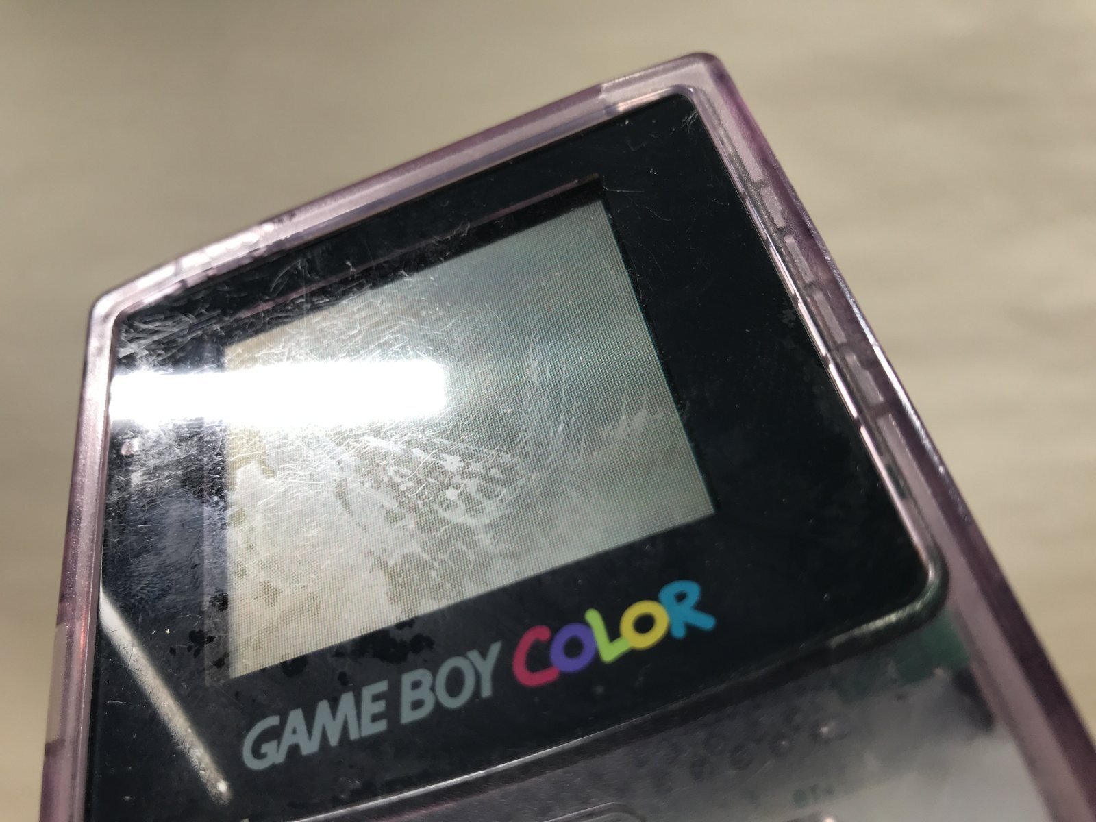 GameBoy Color Clear Purple Console Boxed Nintendo Japan – Tested Working LG9228