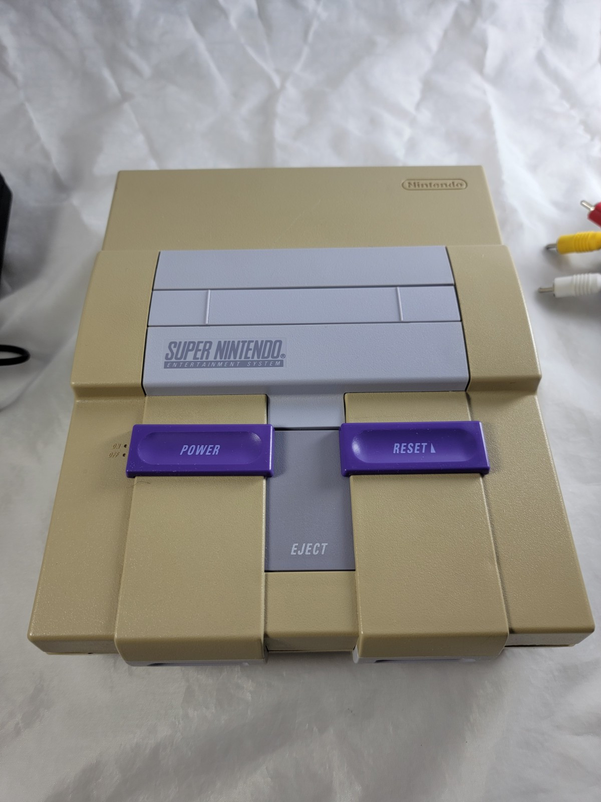 Super Nintendo Entertainment System Orig SNES Console SNS-001 Video Game Bundle
