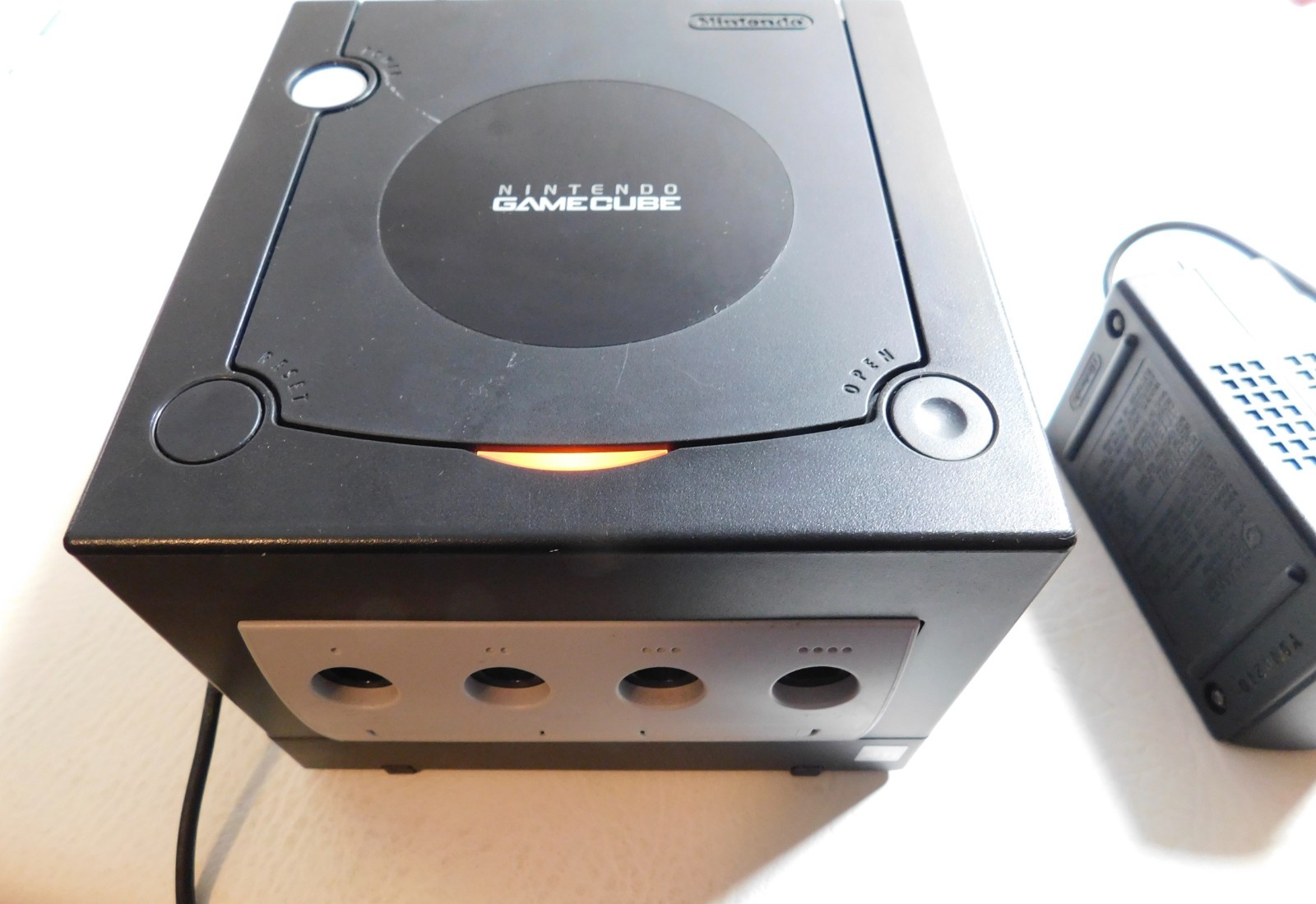 Nintendo DOL-101 GameCube Console & Power Adapter Only – Black – Untested