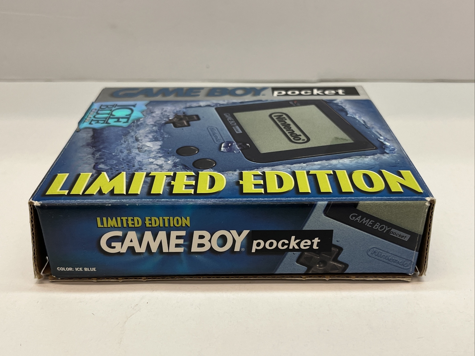 Game Boy Pocket Ice Blue Limited Edition W/ Box Manual Complete CIB (FAST SHIP!)