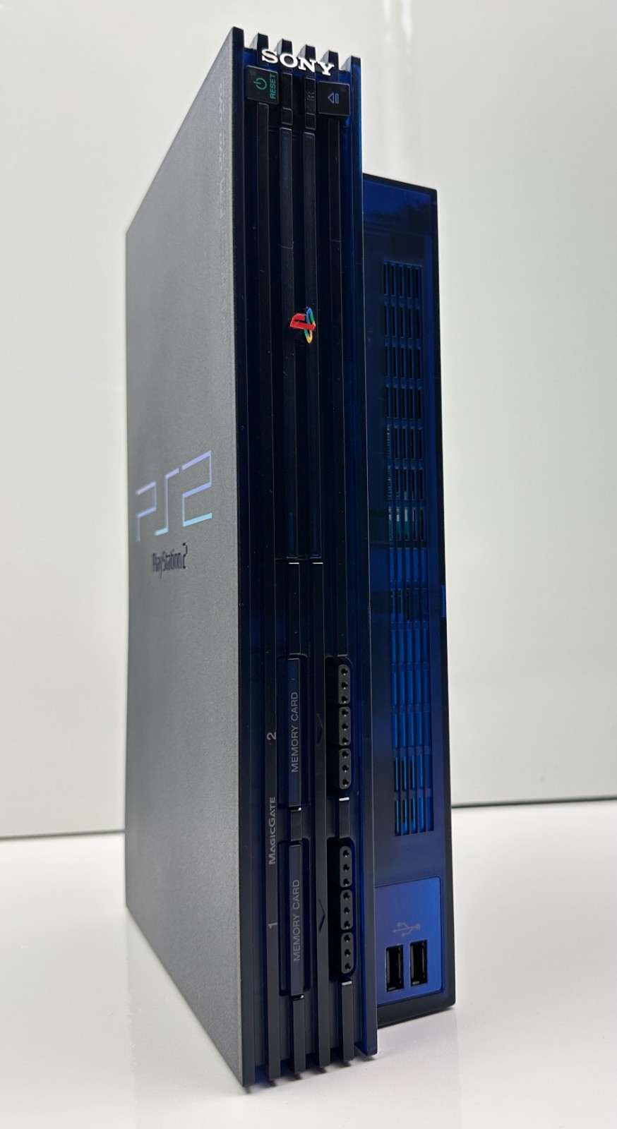 Sony PlayStation 2 BB Pack Midnight Blue 40GB Console Complete In Box *Near Mint