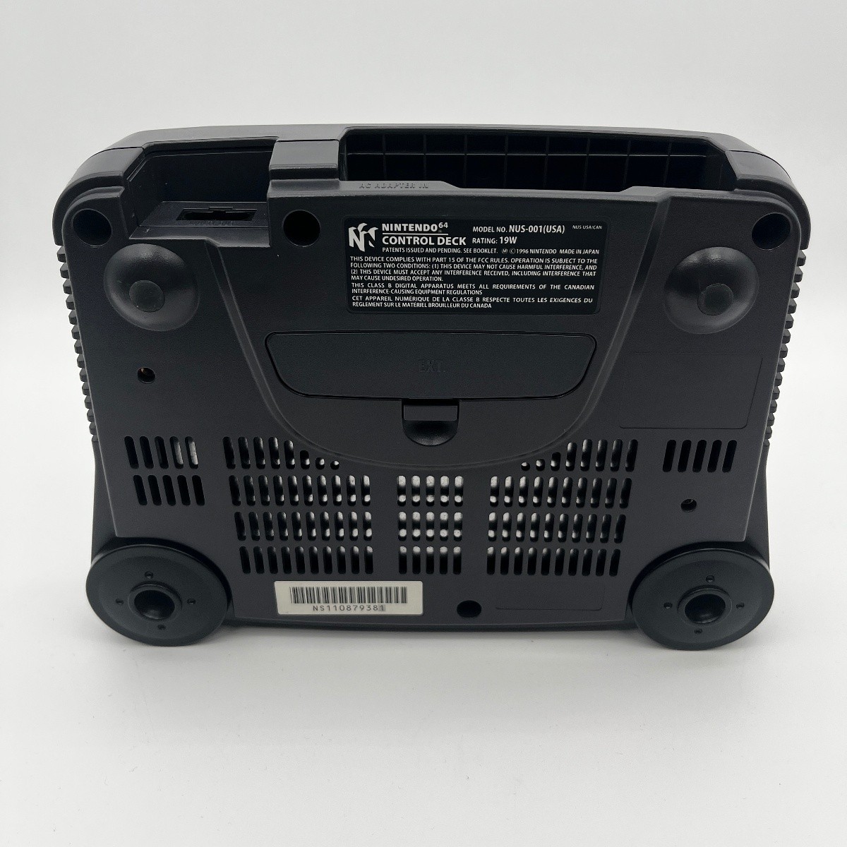 Nintendo 64 N64 Console With Controller Power Adapter & AV Cables Charcoal