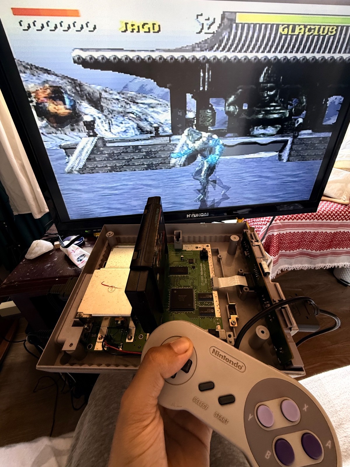 Super Nintendo SNES 1chip 01 – Only Internal Plate in Perfect Condition