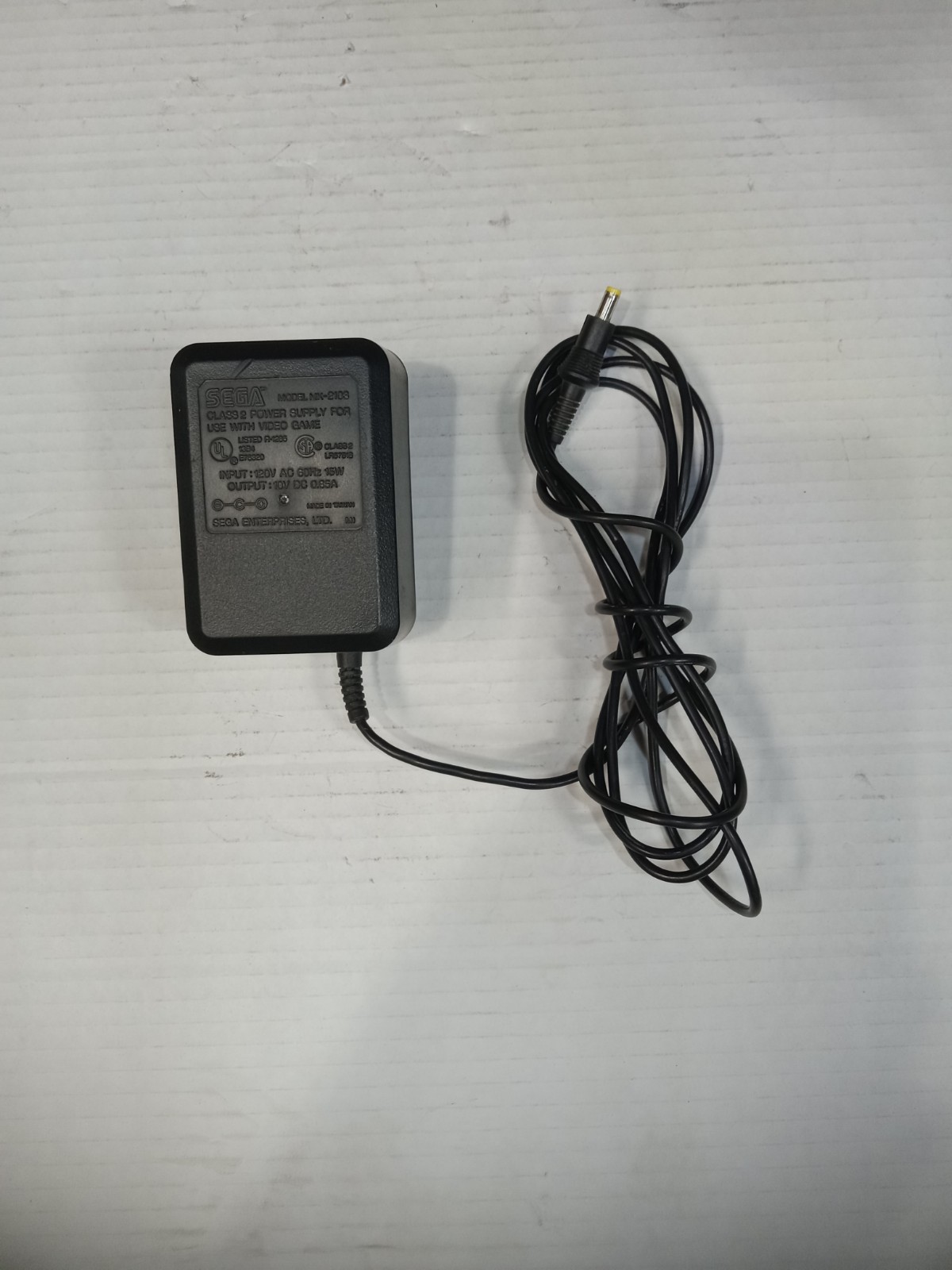 Sega Genesis Power Supply Unit Adapter MK-2103 OEM for Model 2, 3, 32X TESTED