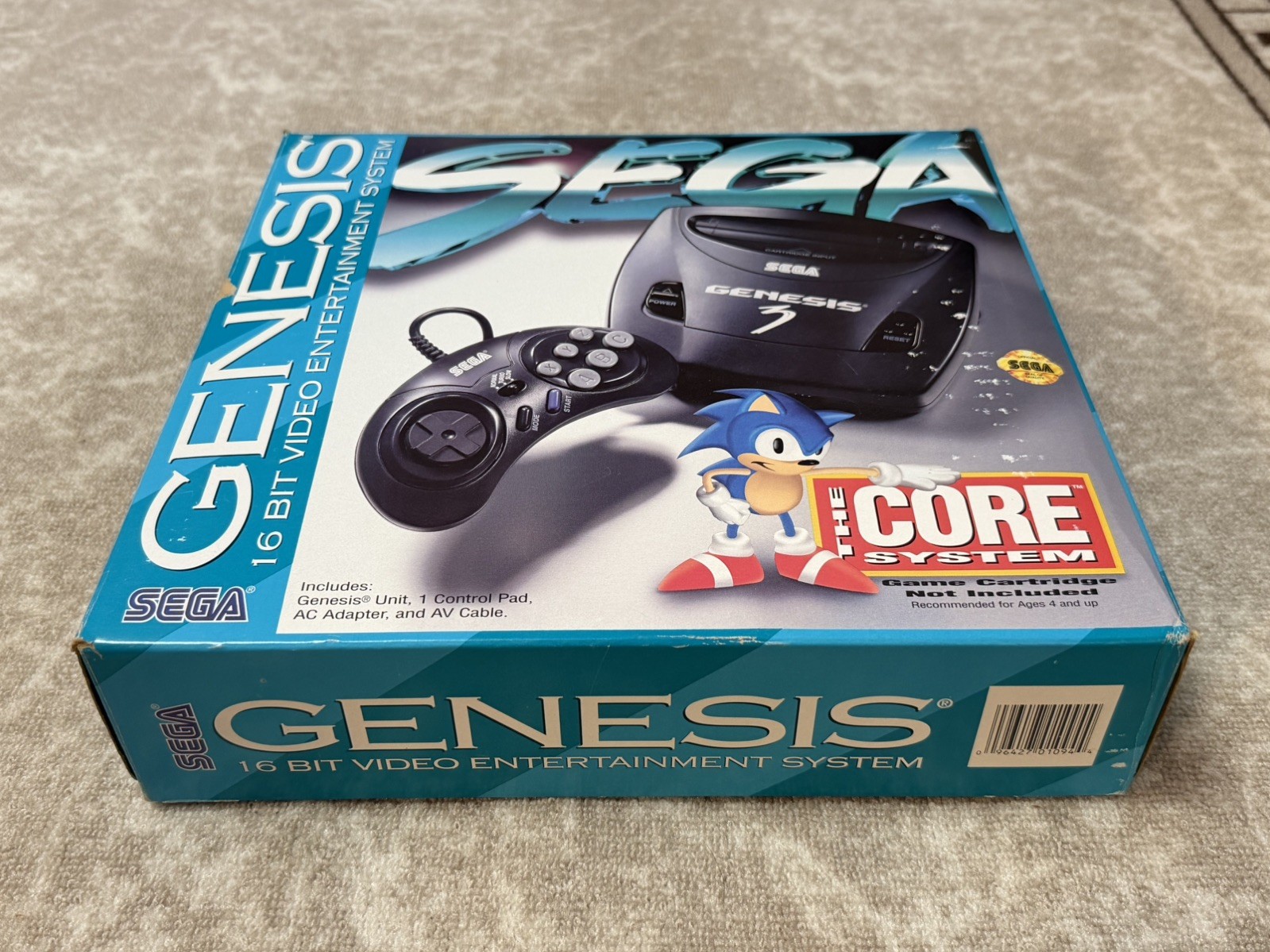 Sega Genesis III Model 3 Console Core System – Tested, come in box! No manual.