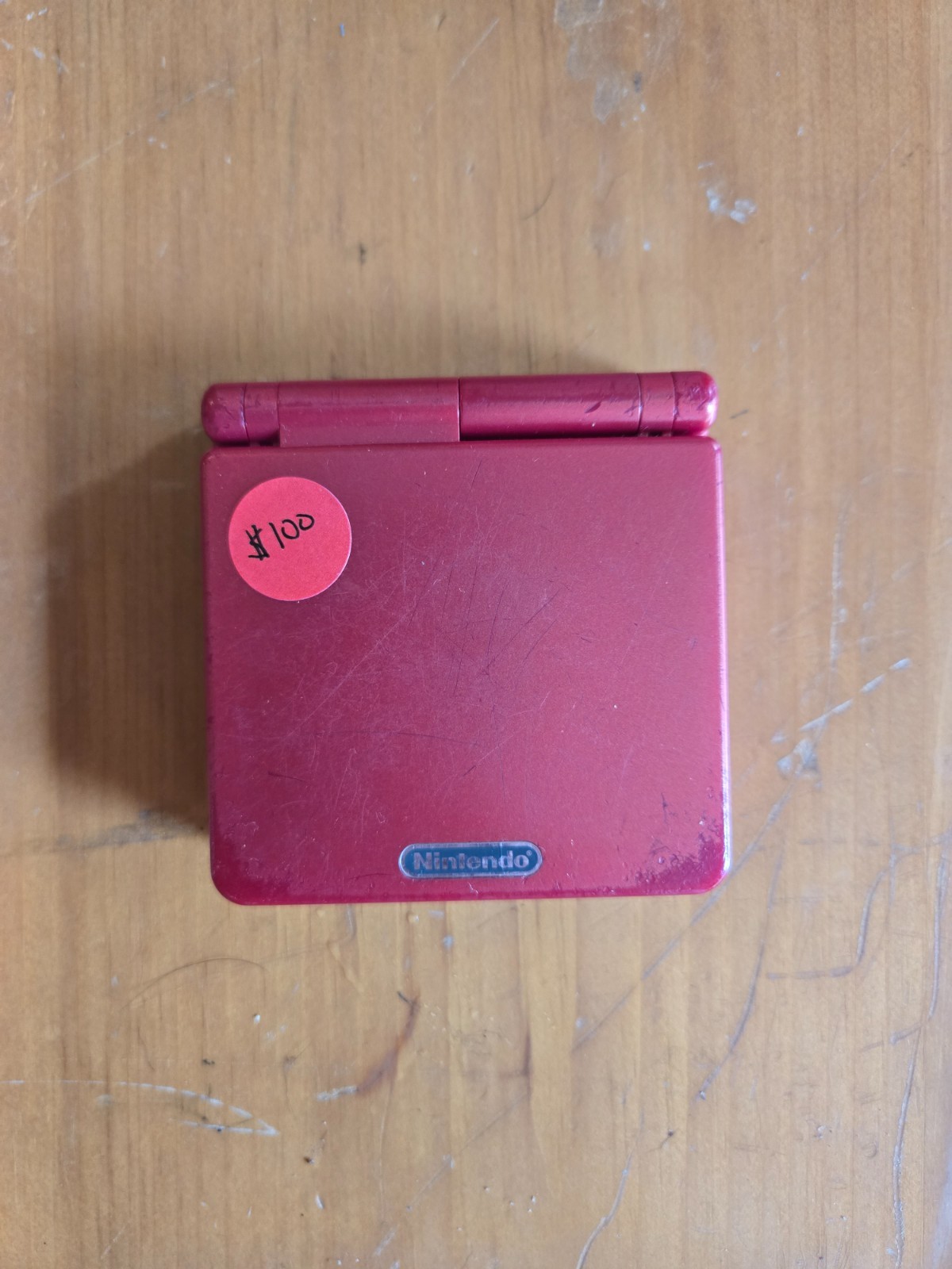 Nintendo Game Boy Advance SP Handheld System – Flame Red