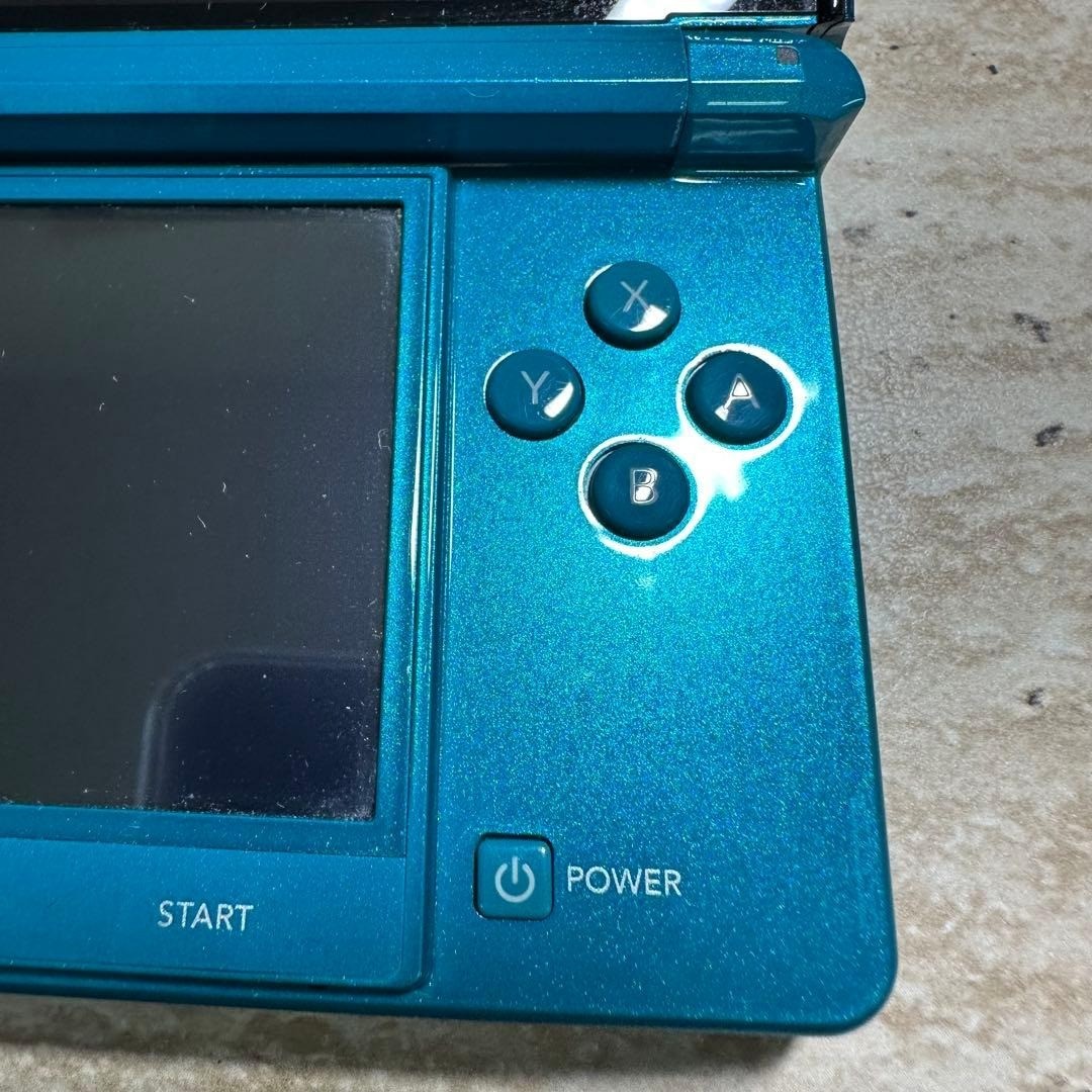 Nintendo 3DS Aqua Blue Console Boxed Complete Set 6571
