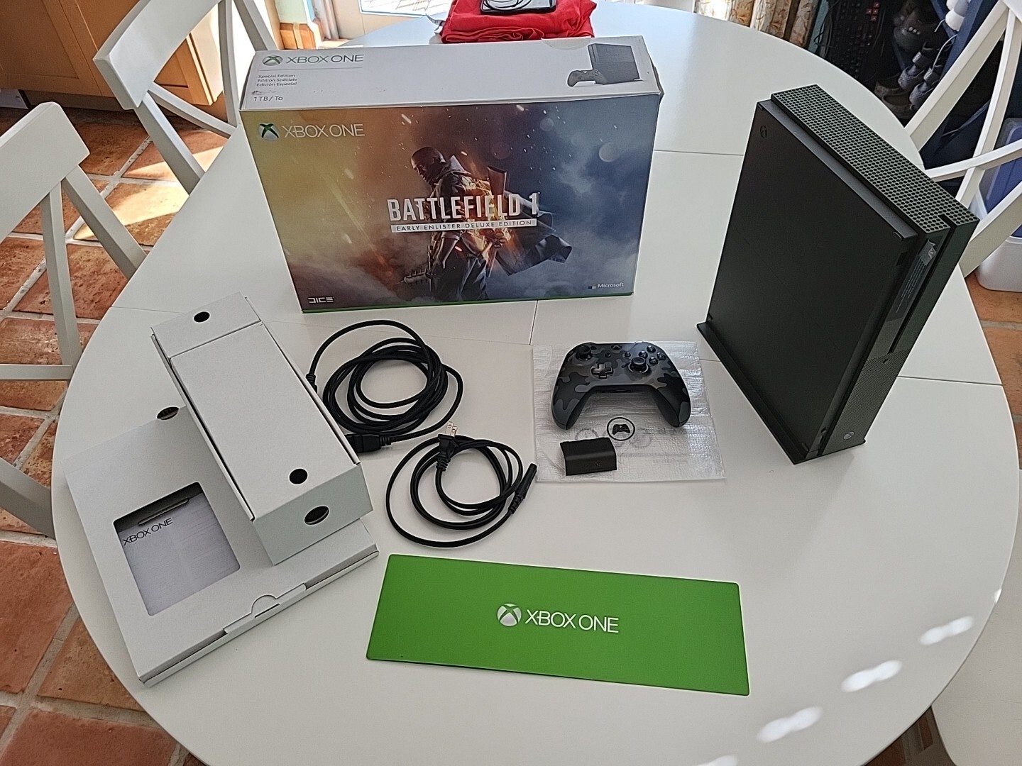 Xbox One S Battlefield 1 Early Enlister Deluxe Edition Console NO GAME