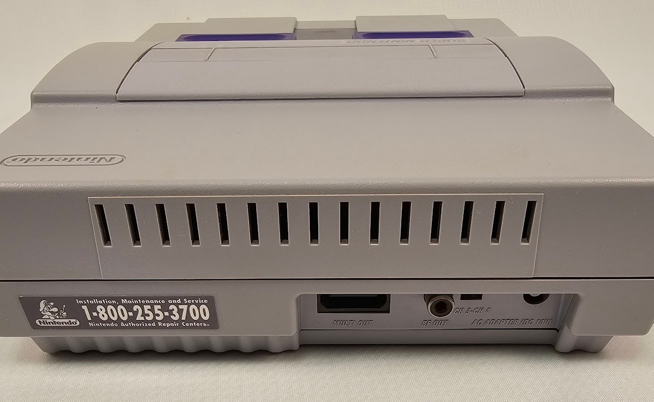 Super Nintendo SNES Console Bundle w/ Controller (Tested & Working)