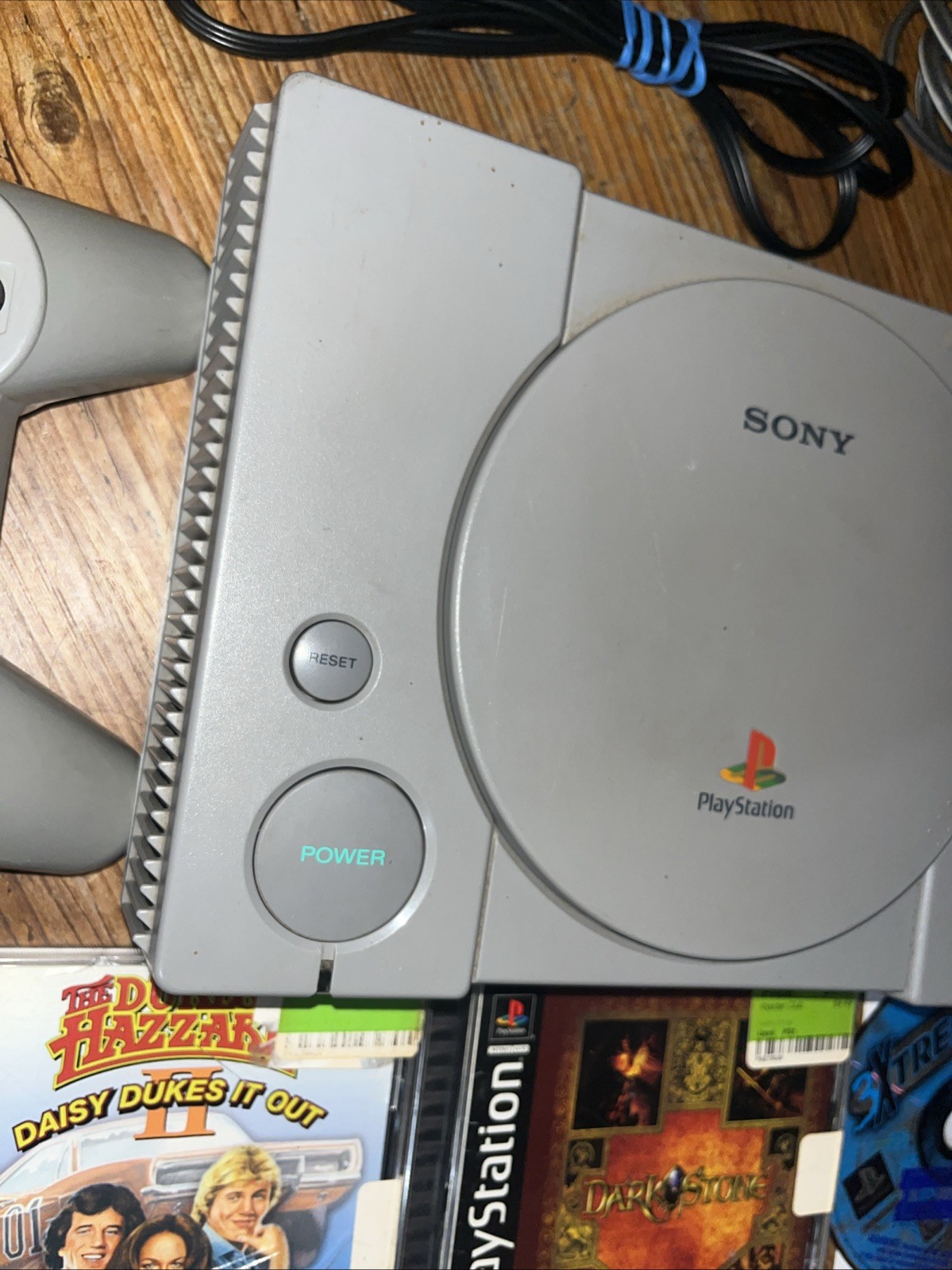 Original Sony PlayStation 1 PS1 Console SCPH-1001 Bundle Fully Tested Working