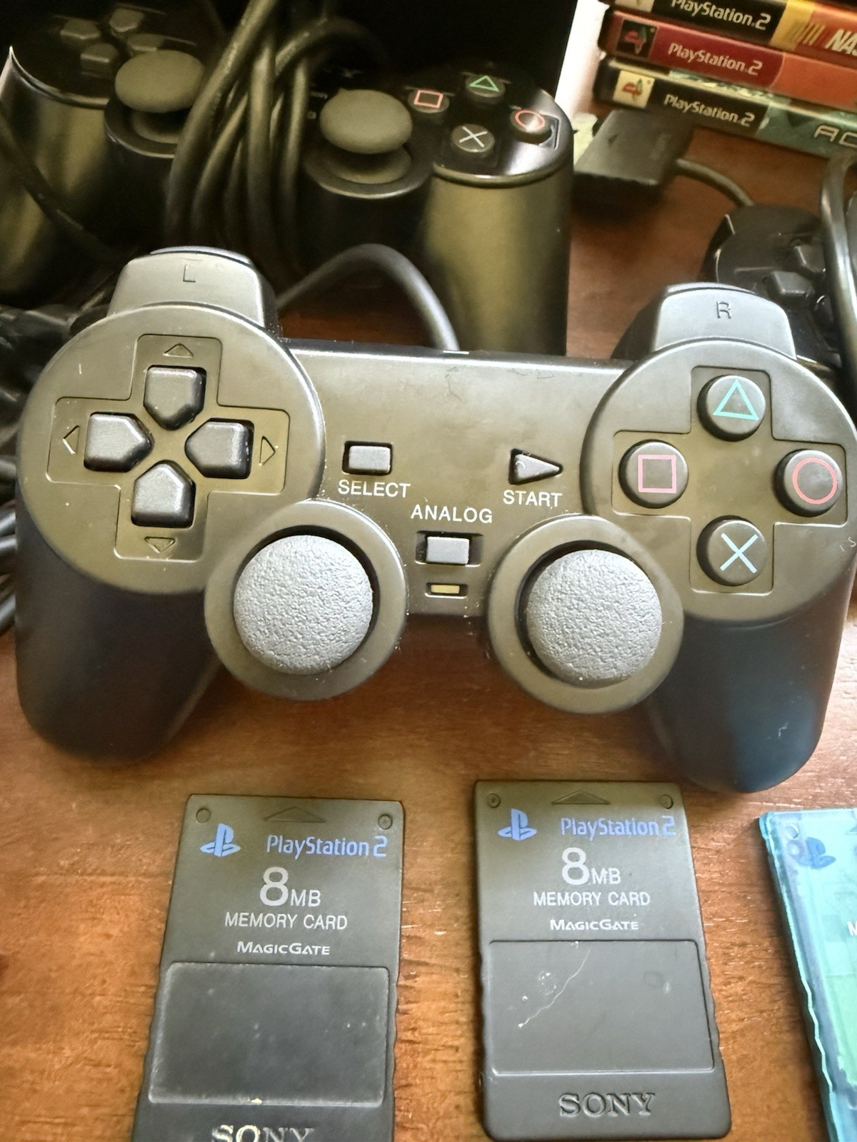 Sony PS2 Fat Console , 3 Controllers, 3 Memory Cards & 25 Games, Works Great🕹️