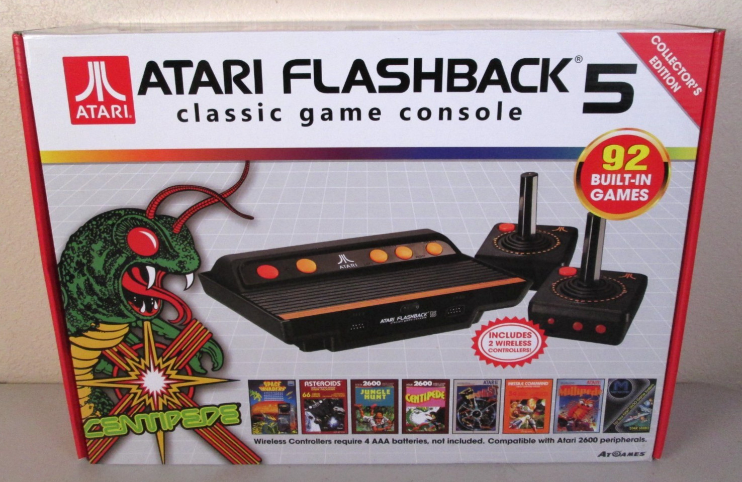 Atari Flashback 5 Classic Video Game Console-Collector’s Edition 92 Games – NOS