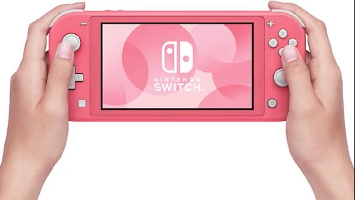 Nintendo Switch Lite Console – Coral – 32GB 1 Year Warranty