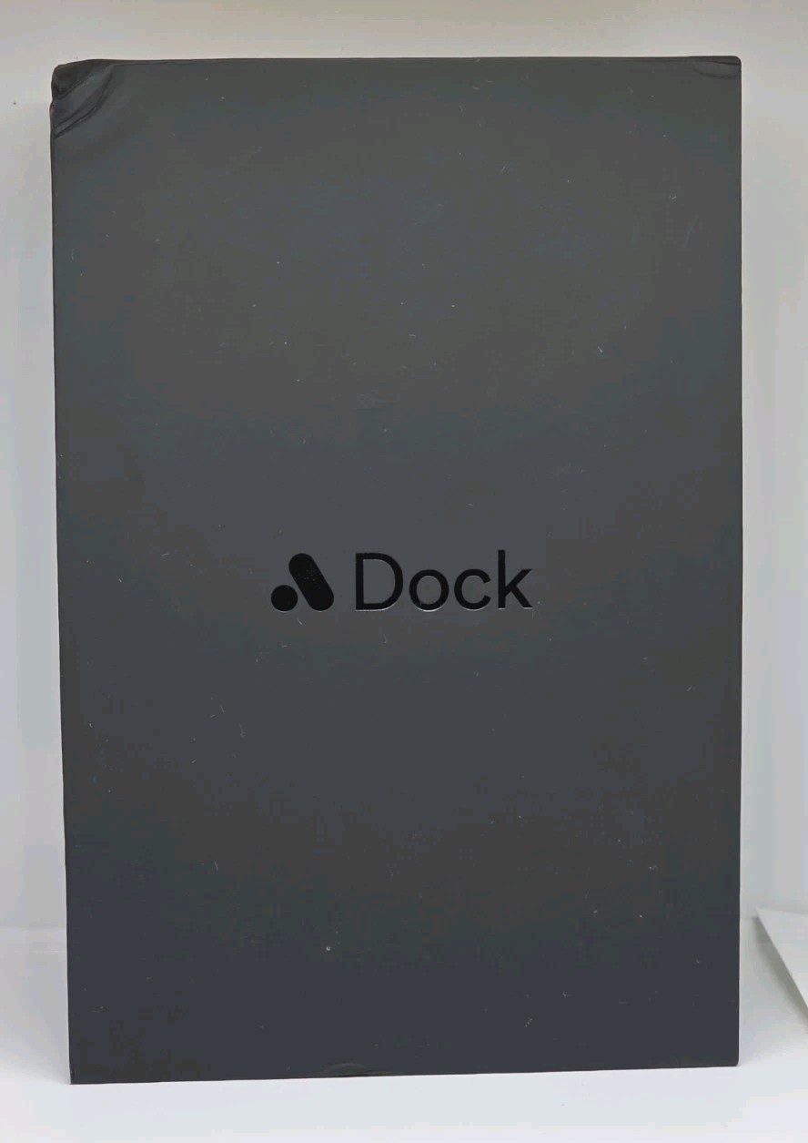 Analogue Pocket Dock Black With USB-C And HDMI Cable New Open Box Item