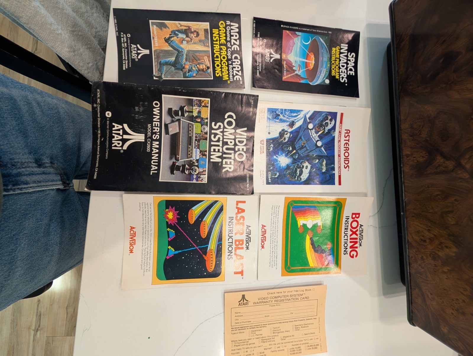 Complete Atari Console In Hard Case With Games And Controllers