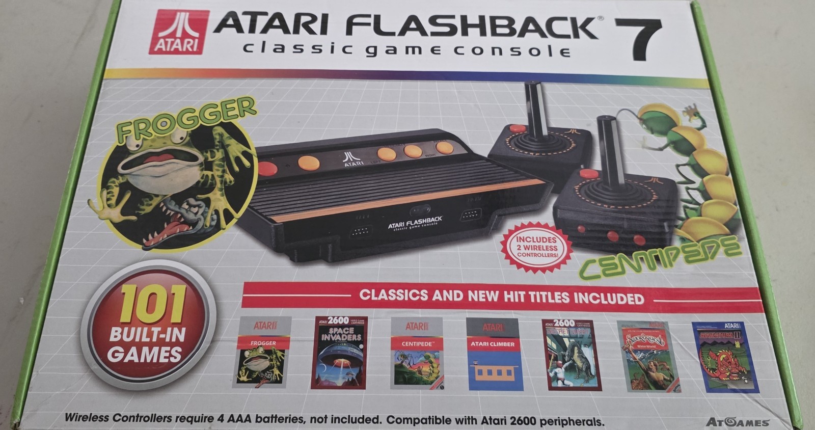 Atari Flashback 7 Classic Deluxe Game Console System 101 Built In Games