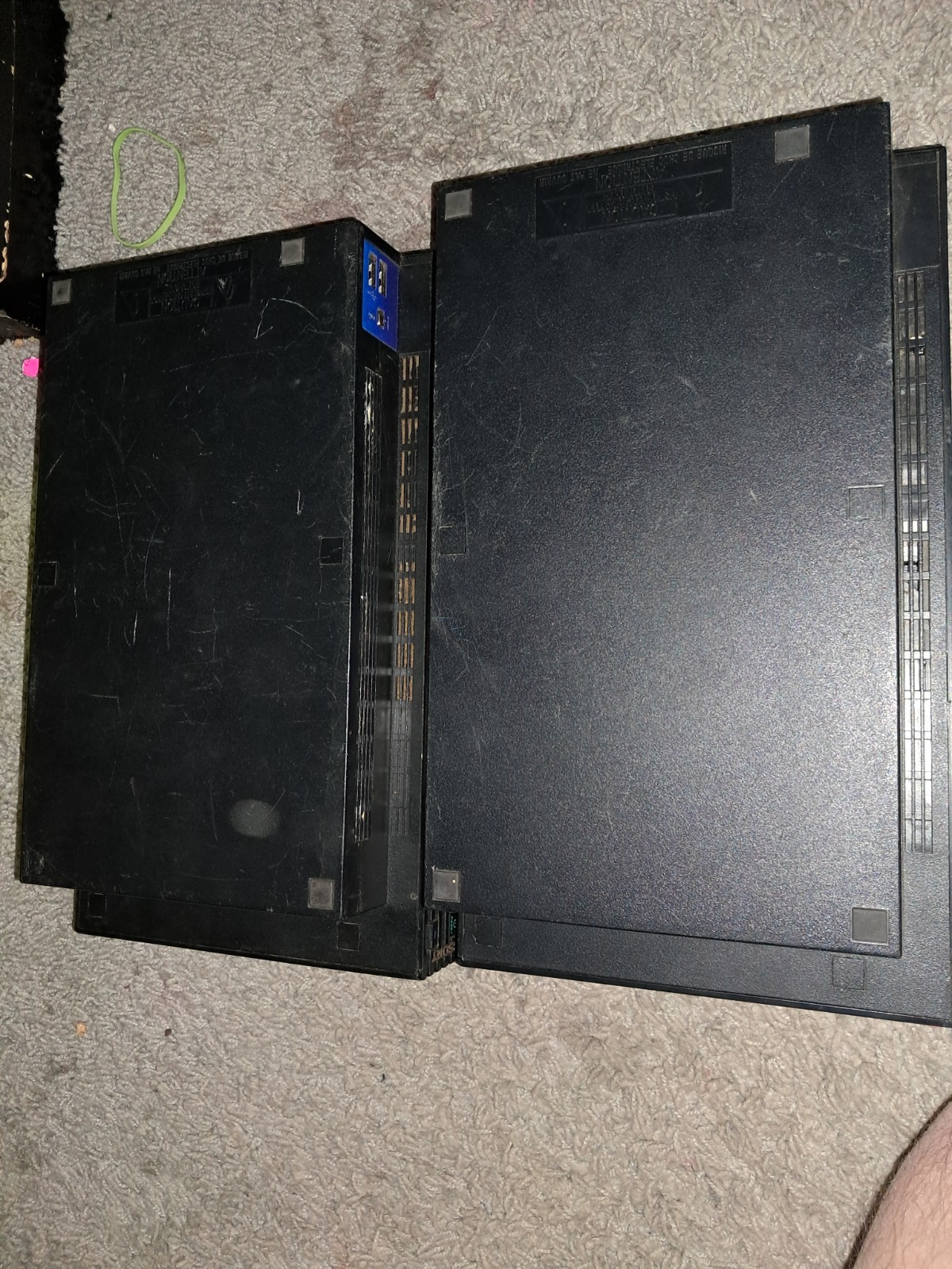 2x – Sony PlayStation PS2 Fat Model CONSOLES ONLY For Parts Or Repair
