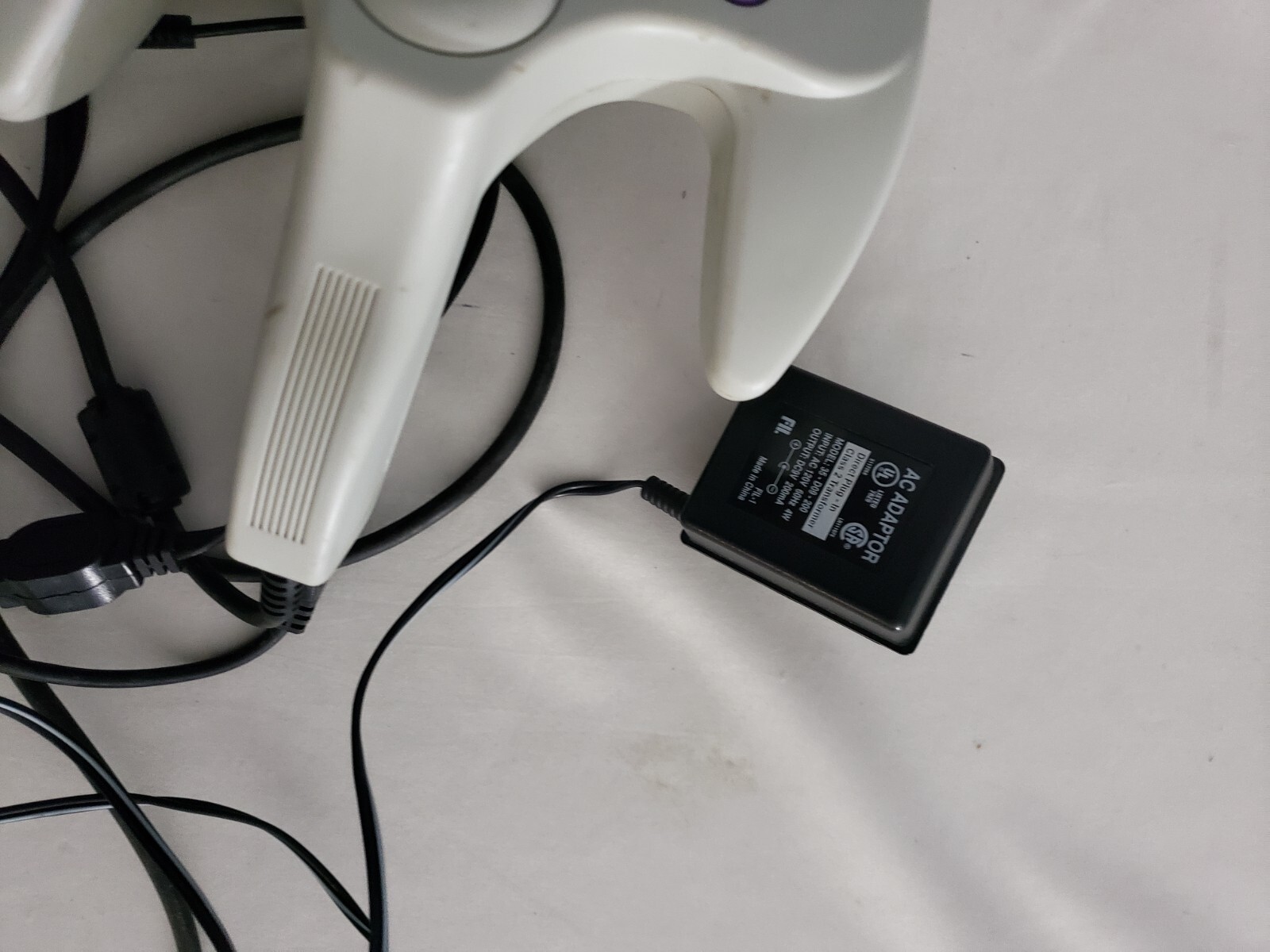 Power-Joy Game Plug & Play 2 Controllers Cartridge PJ-008 Ac Adapter Set TESTED