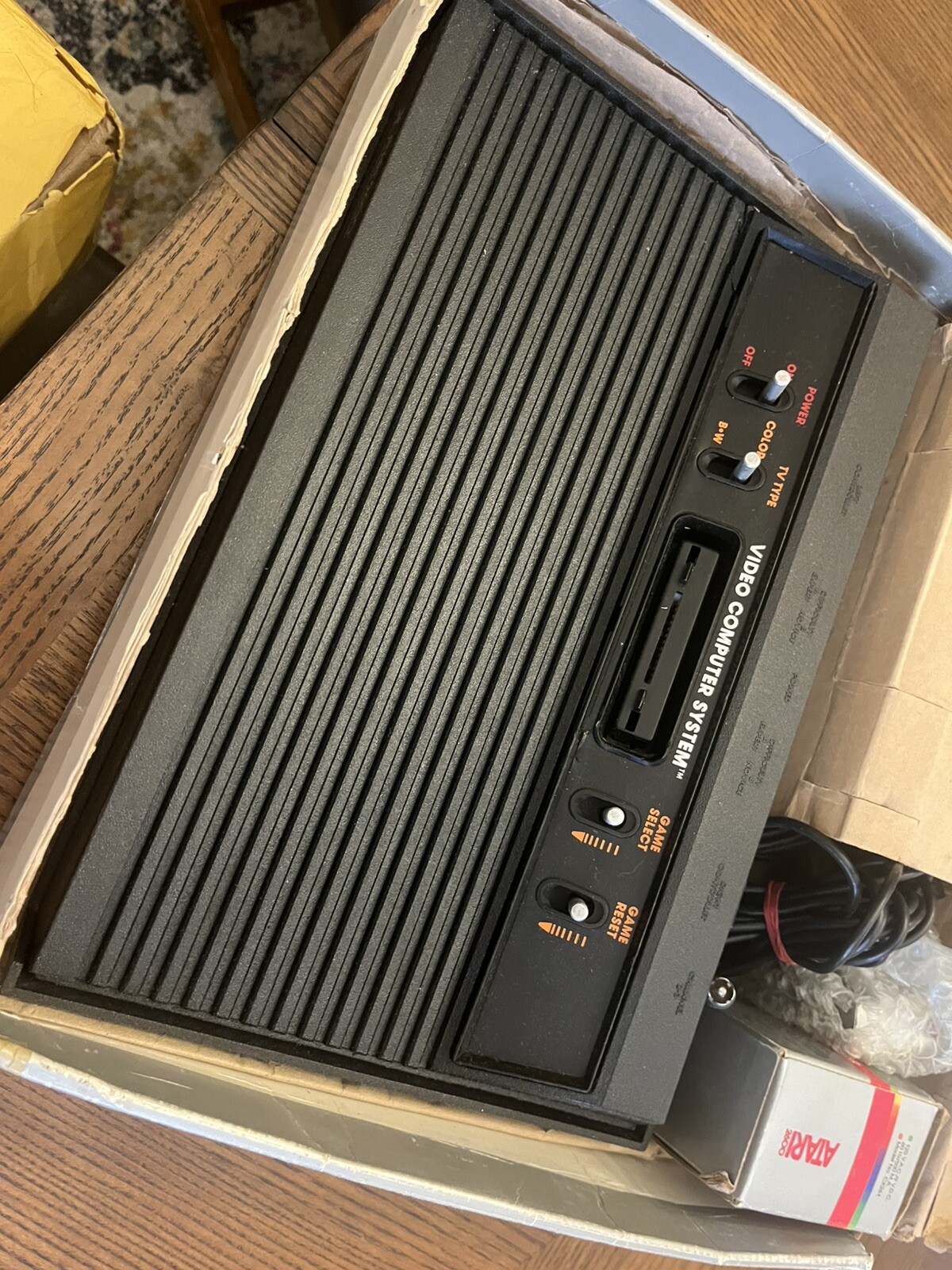 atari 2600 VADER console IN BOX! W Asteroids!