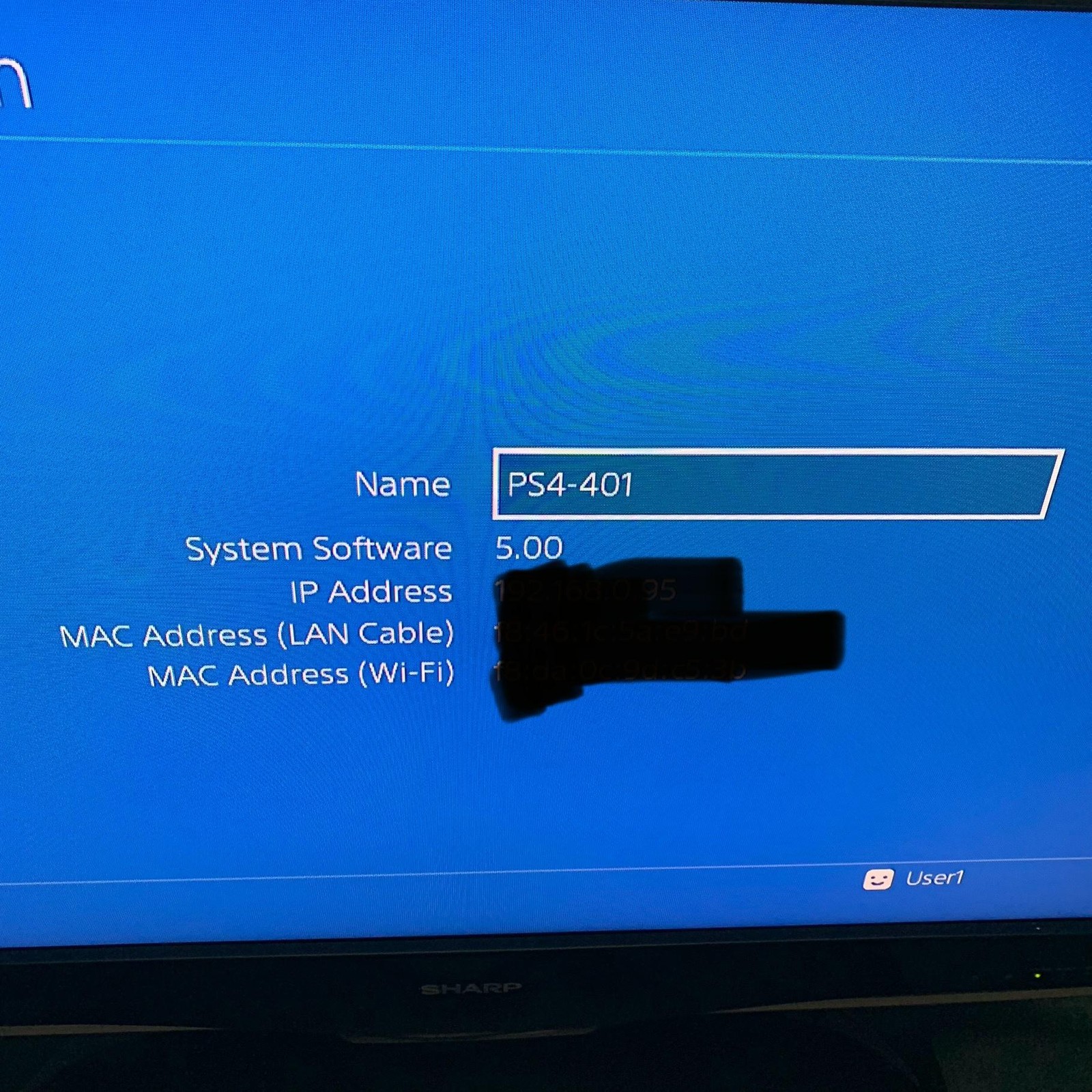 Low Firmware 5.00 Sony PlayStation 4 PS4 Slim 1TB Console Only CUH-2115B Tested