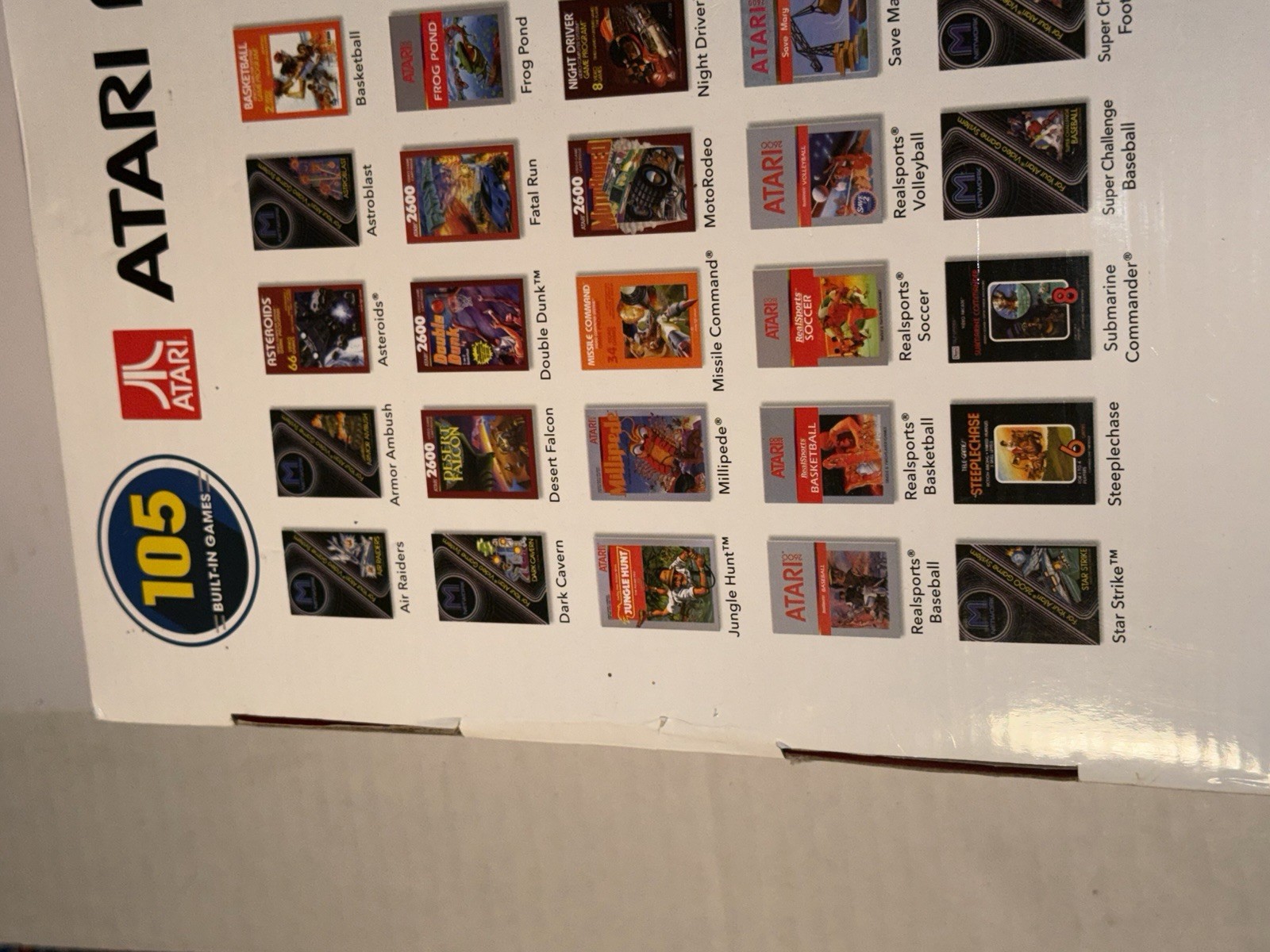 Atari Flashback 8 Console 105 Built-in Games 40th Anniversary Pitfall Astroids