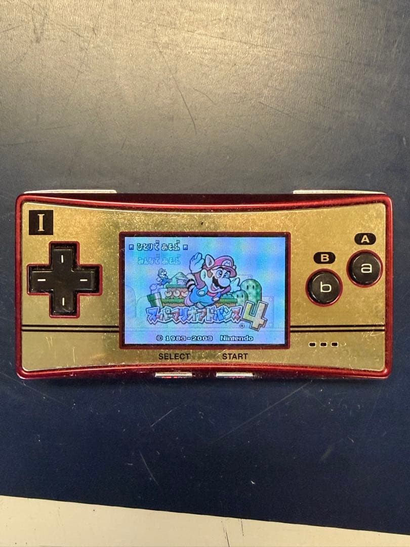 Nintendo Gameboy Micro Famicom Color Console 1Game Working s2146M