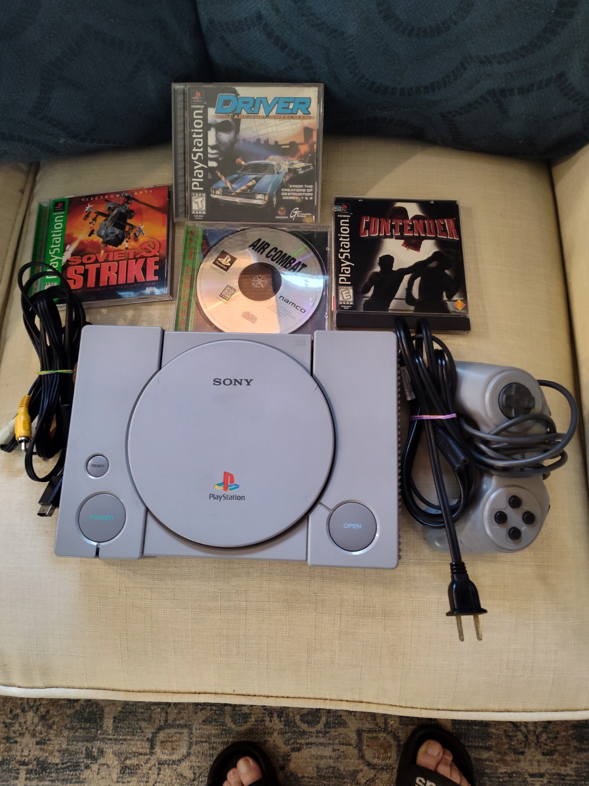Sony PlayStation 1 Game Console – Gray