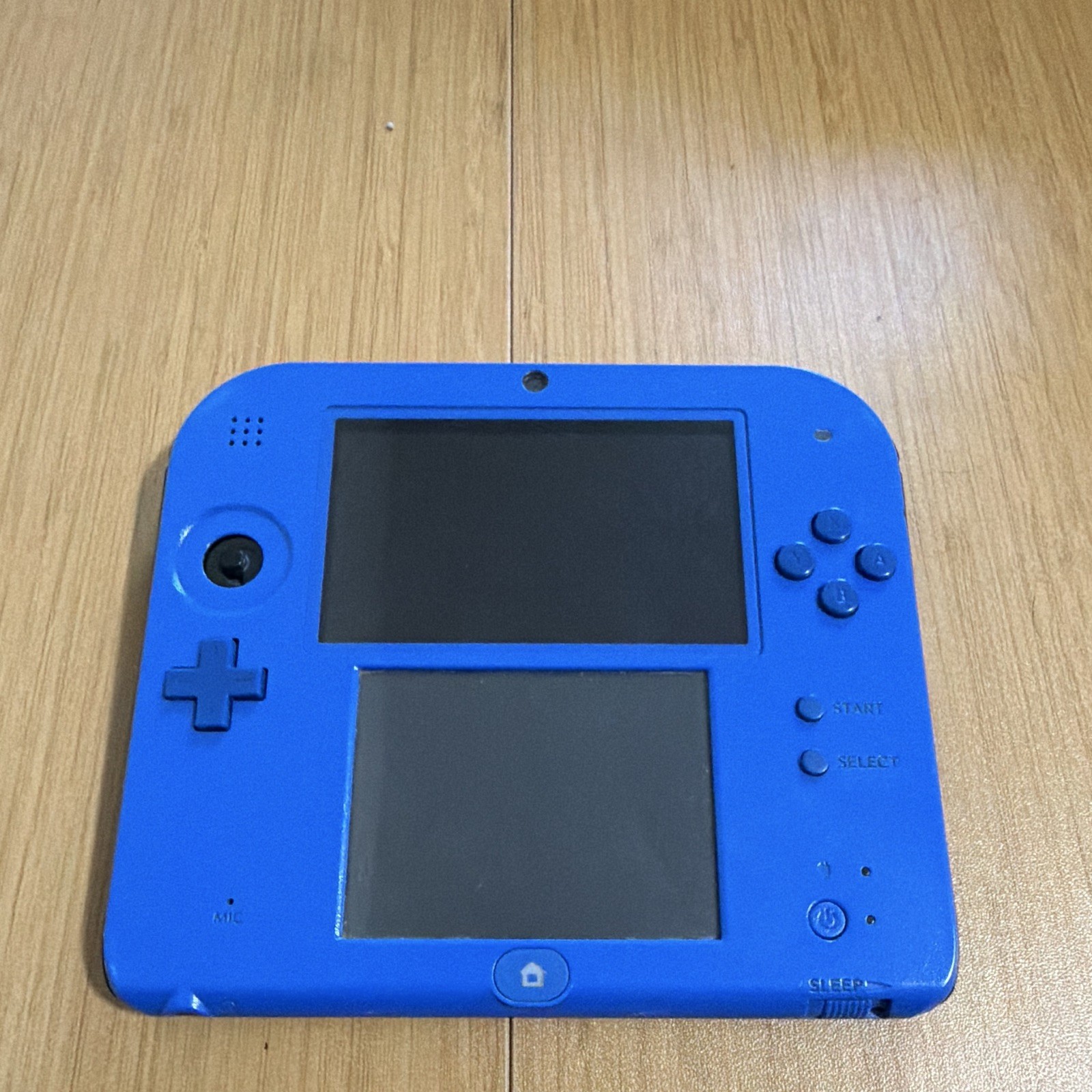 Nintendo 2DS Blue Handheld Console Bundle w/ Case Charger & 2 Mario Stylus
