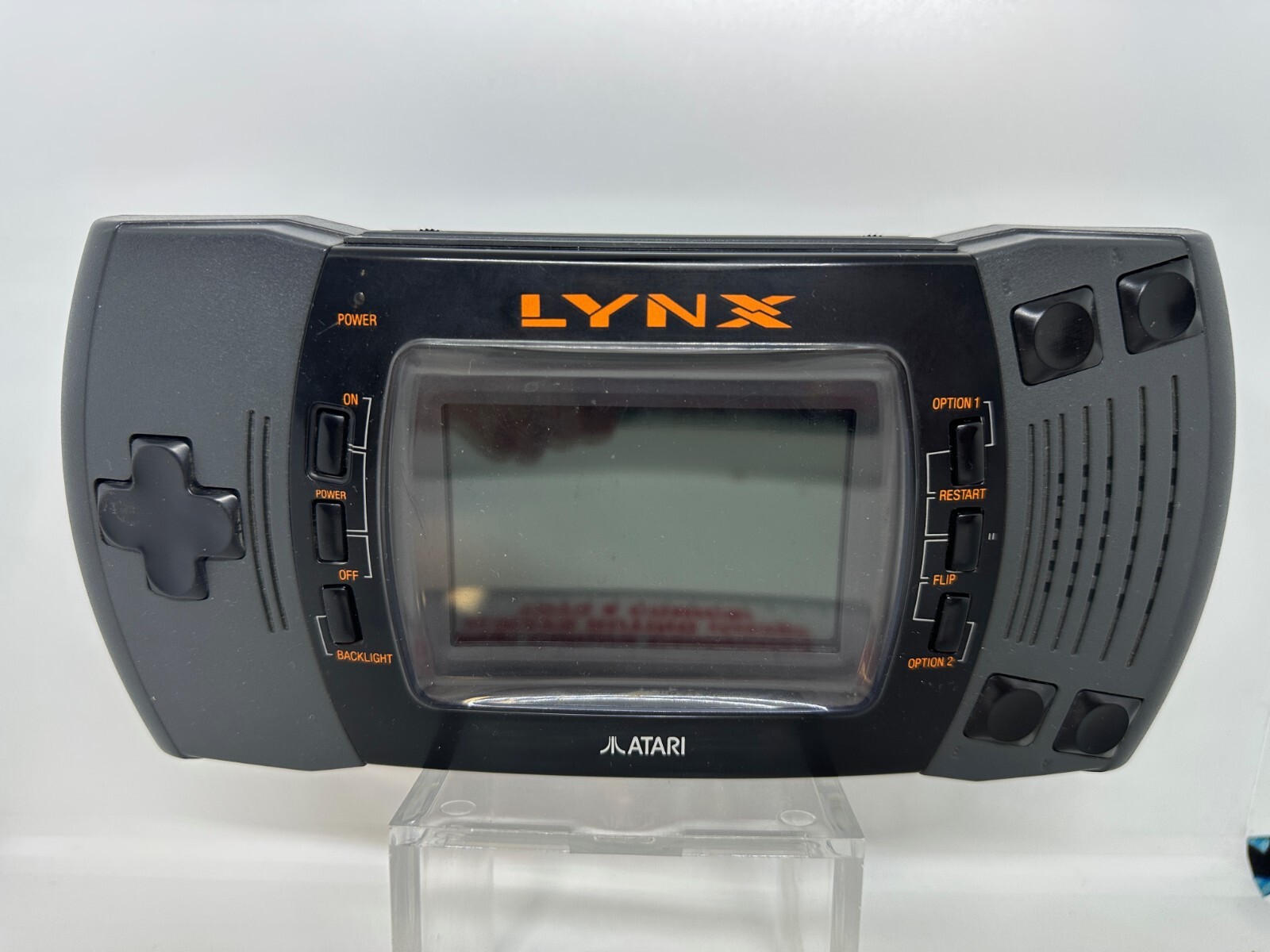 Original Atari Lynx Console PAG-0401 With Carry Bag, Battery Pack, Crystal Mines