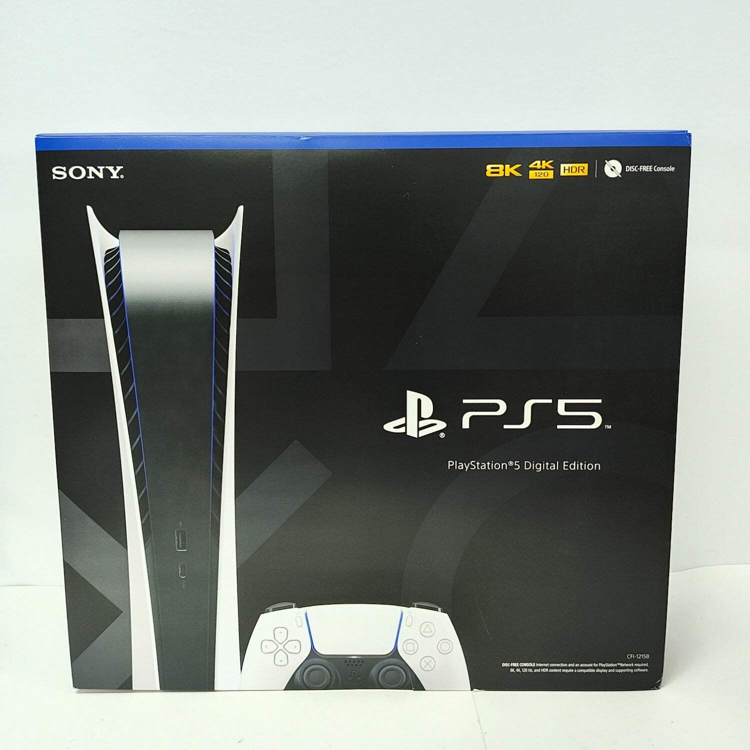 New Sony PlayStation 5 Digital PS5 825GB White Console Gaming System CFI-1215B