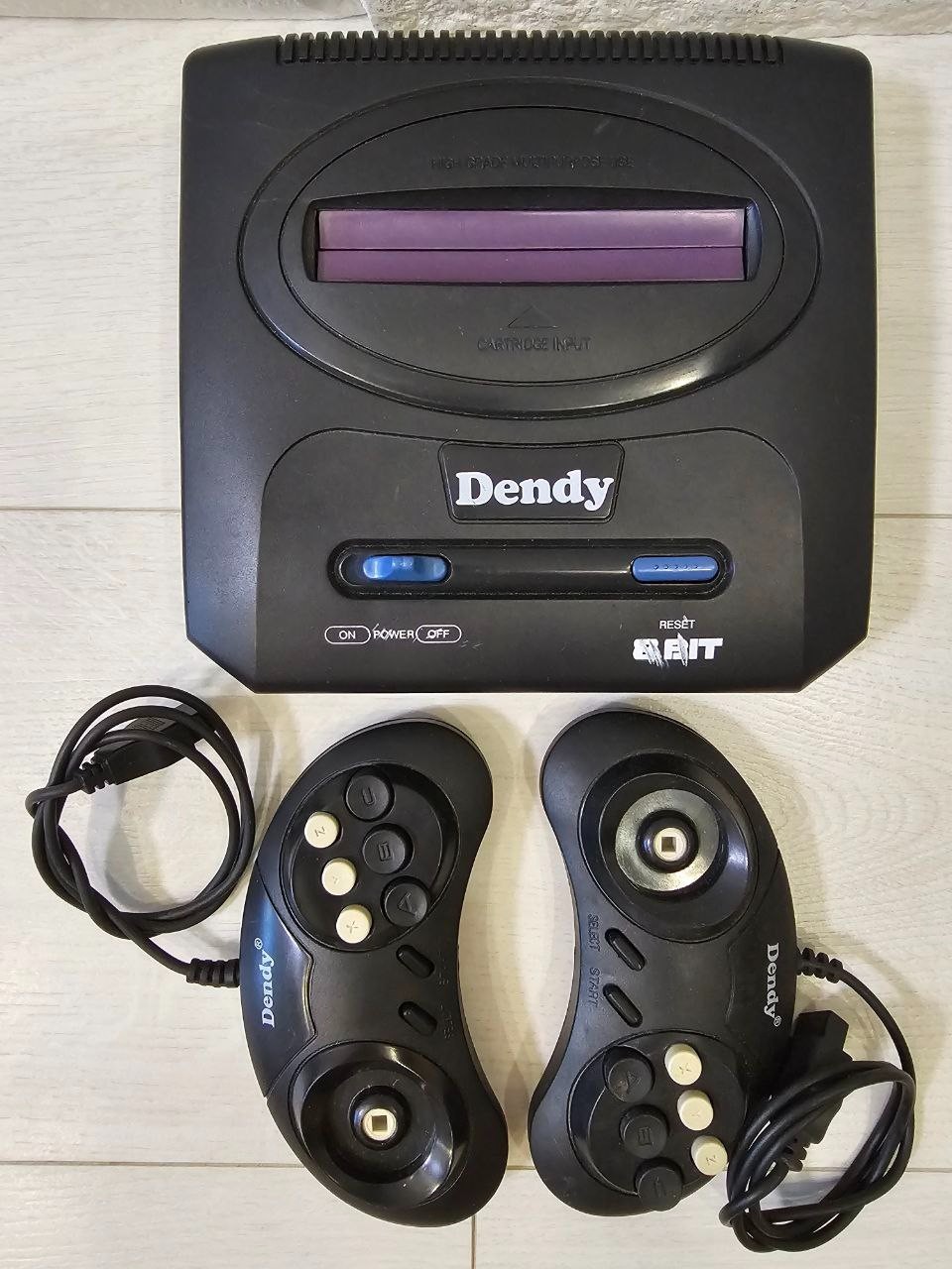 Retro Vintage 1990s Game Console 8 bit Dendy Computer Video Game TV tested lot65