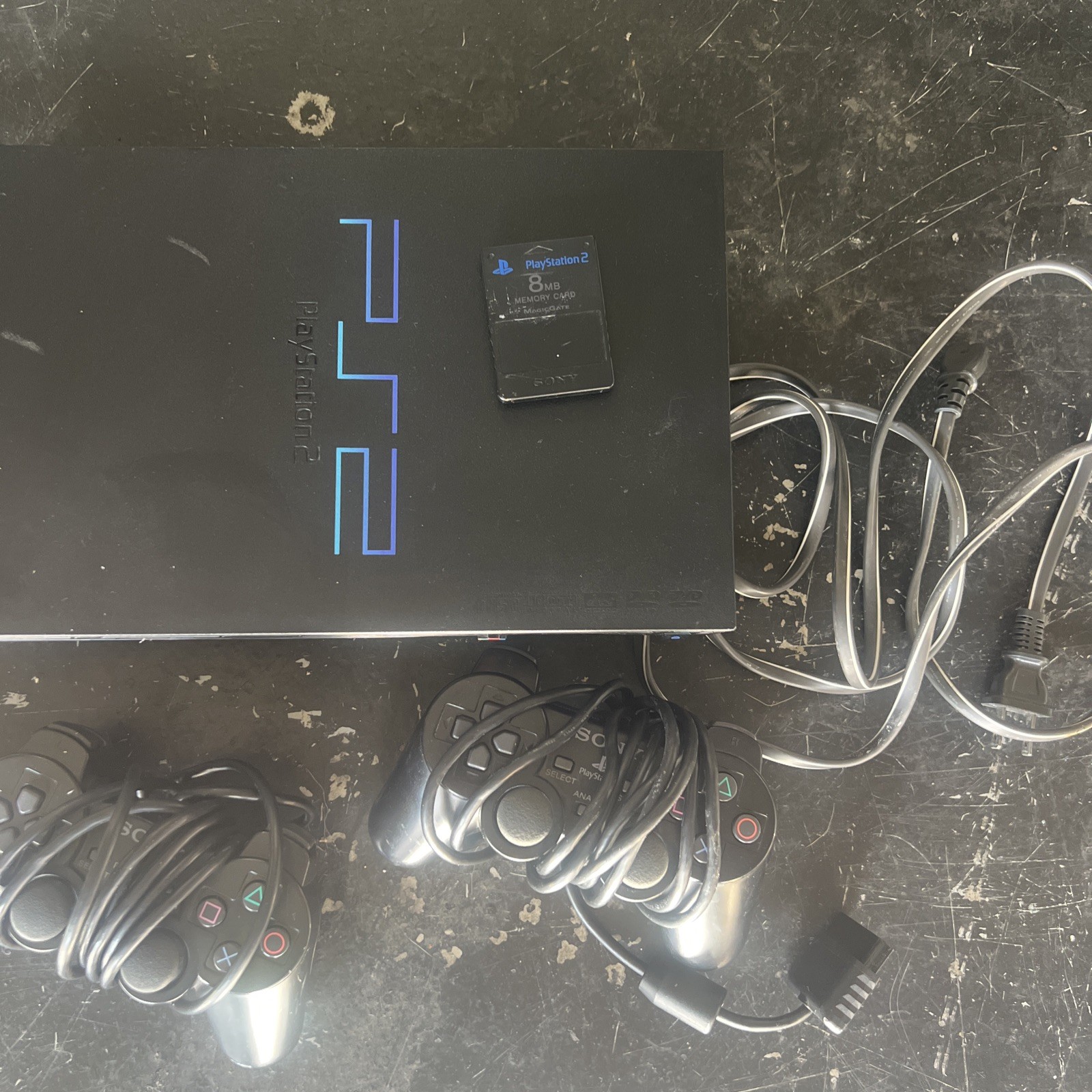 Sony PS2 Game System Gaming Console PLAYSTATION-2 Black