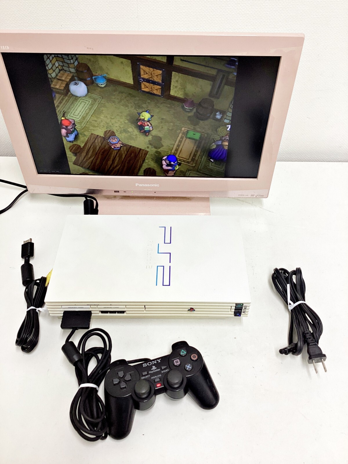 Sony Playstation 2 Console White SCPH-55000GT 233 Japan DHL 1 week to USA