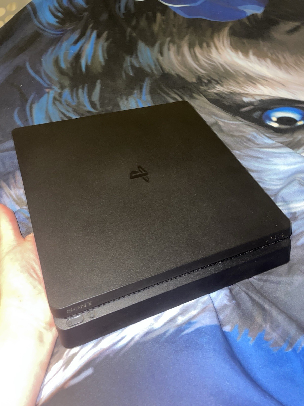 Sony PlayStation 4 Slim Black Home Console PS4 Video Game HDMI USB Ethernet