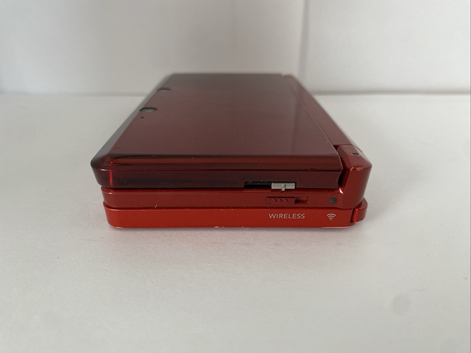 Nintendo 3DS Handheld System Flame Red Working Great Condition North American
