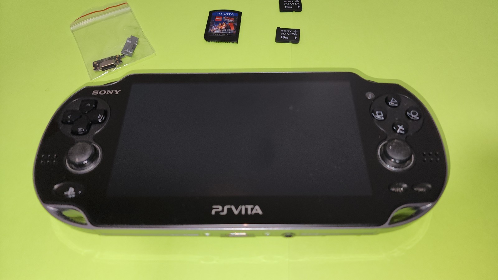 Sony PS Vita PCH-1000 BLACK Console | For Parts/Not Working